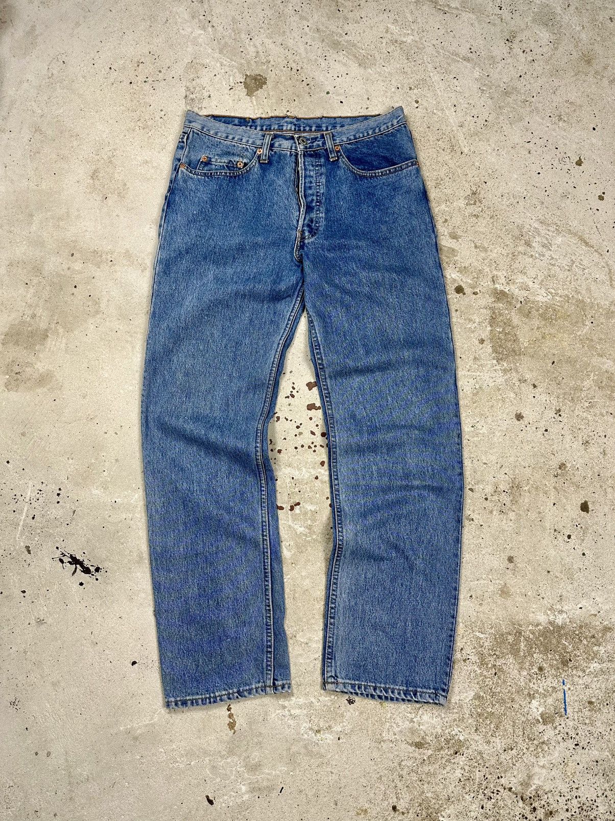 Levi's × Vintage Vintage 1993 Levi’s 501 Blue Denim Pants Jeans France Size US 33 - 1 Thumbnail