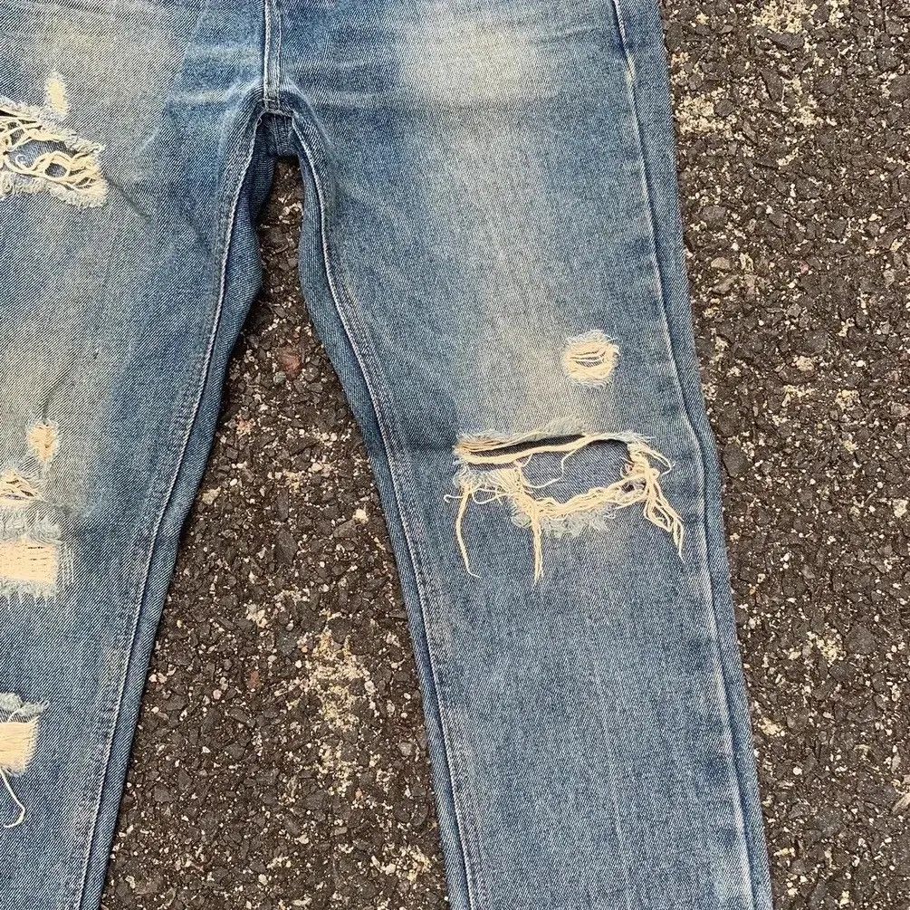 HARE 💥GRAIL💥HARE JEANS 30x31 RIPPED TROUSERS DENIM RUGGED PANTS Size US 30 / EU 46 - 6 Thumbnail