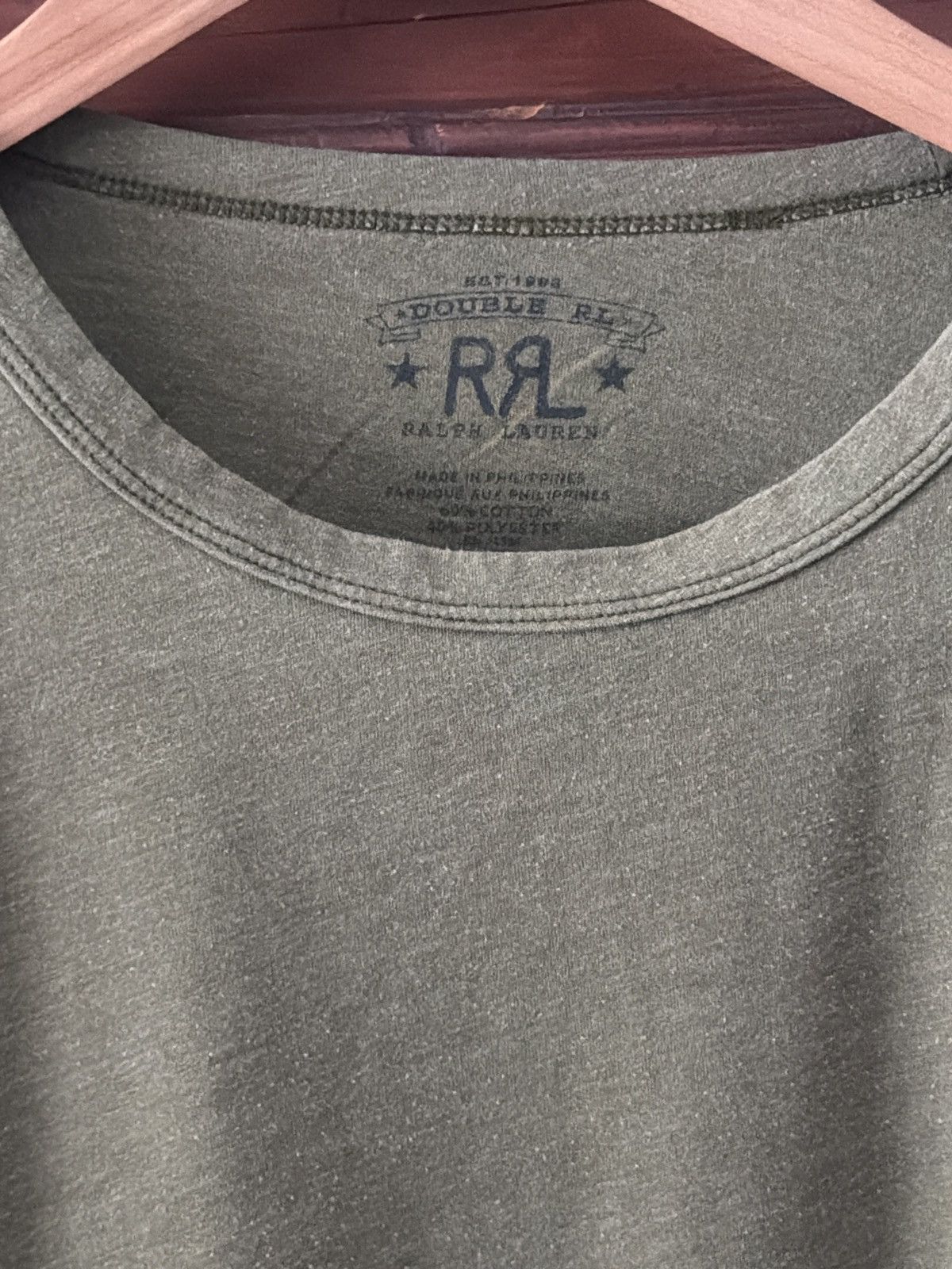 RRL Ralph Lauren RRL Logo tee Size US XL / EU 56 / 4 - 2 Thumbnail