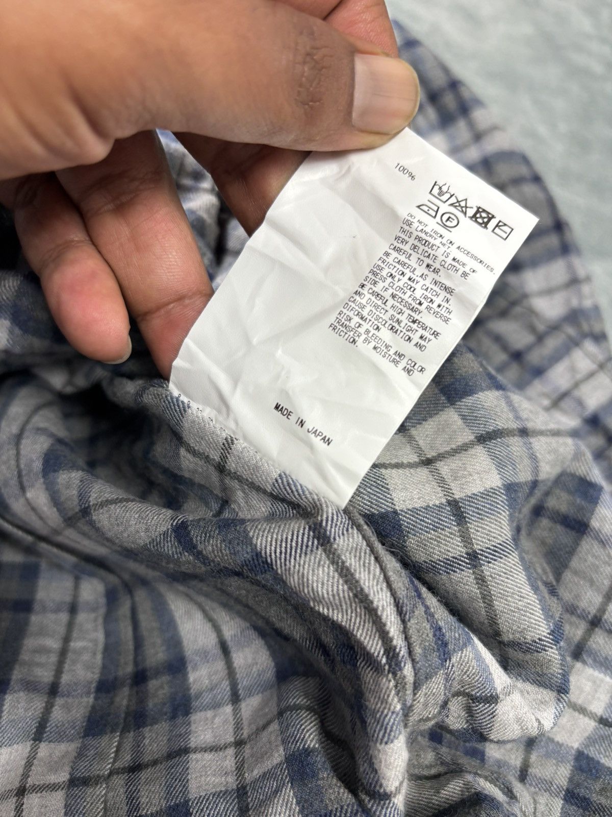 Japanese Brand × Kolor Kolor Stud Flanel Button Shirt Size US M / EU 48-50 / 2 - 7 Thumbnail