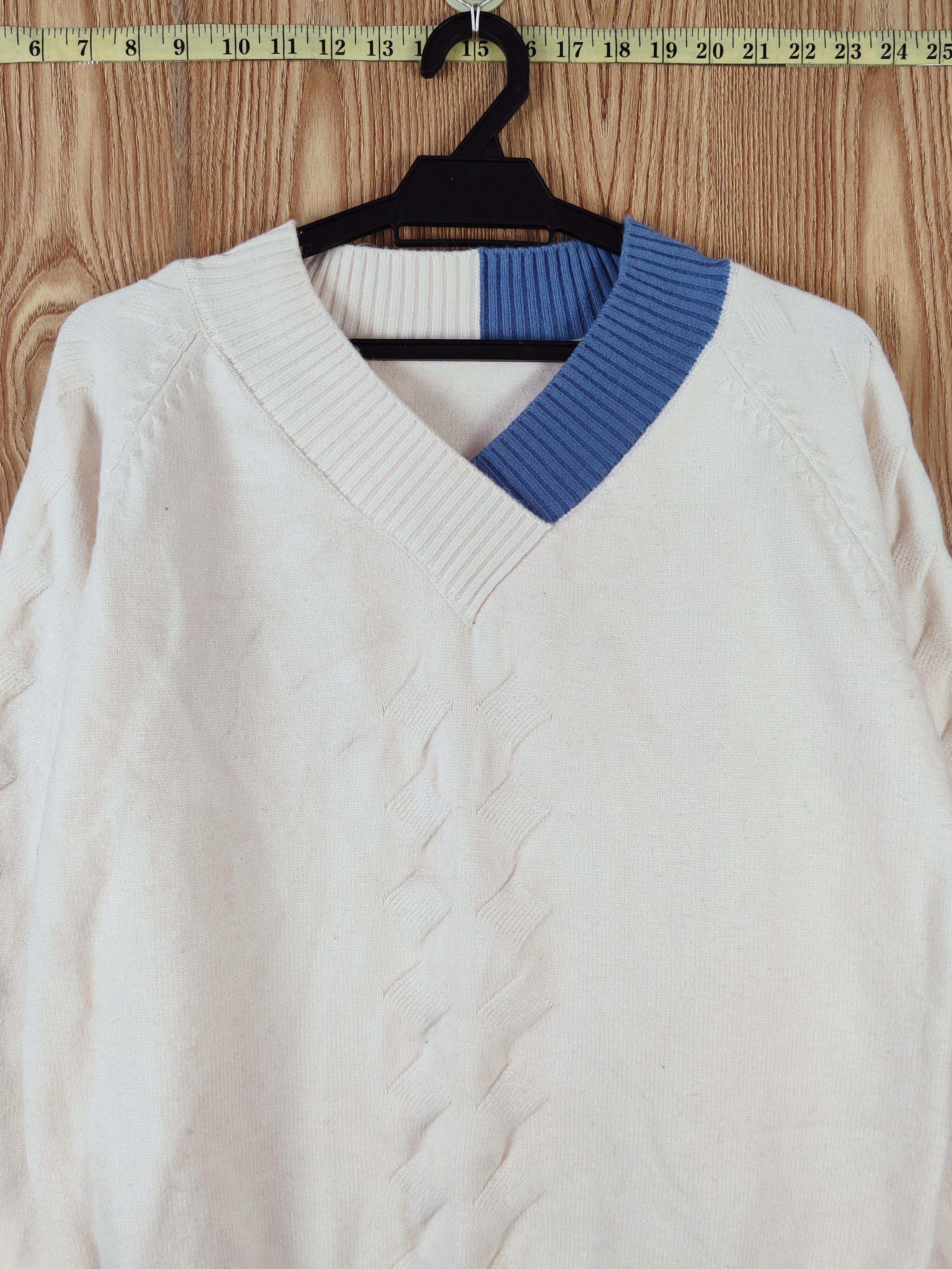 Japanese Brand × Vintage Grace Fulsmile Cream Knitwear Sweatshirts #W473 Size M / US 6-8 / IT 42-44 - 2 Thumbnail