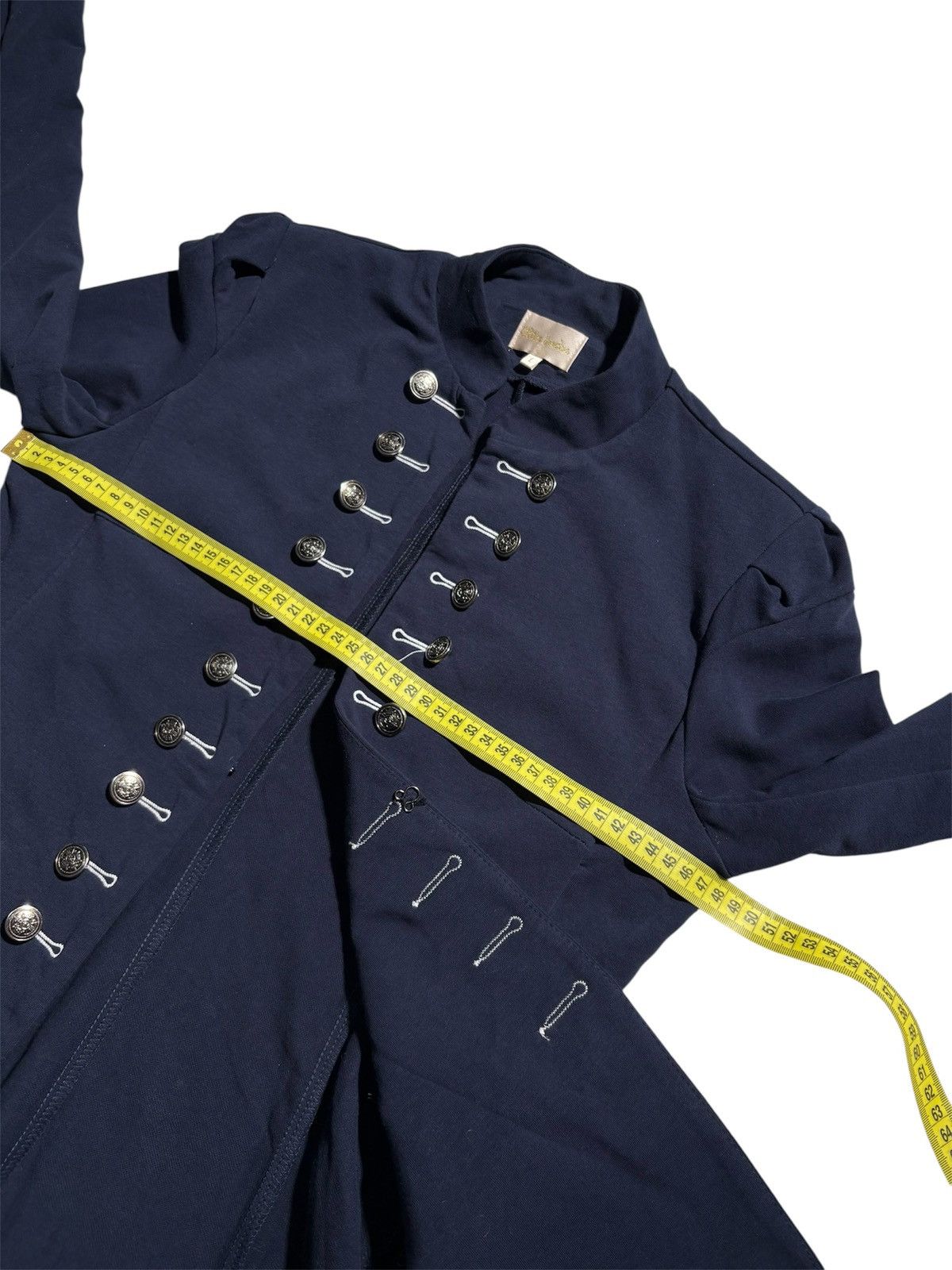 Japanese Brand Vintage Y2K Napoleon Hussar Jacket Silver Button Style Size L / US 10 / IT 46 - 5 Thumbnail
