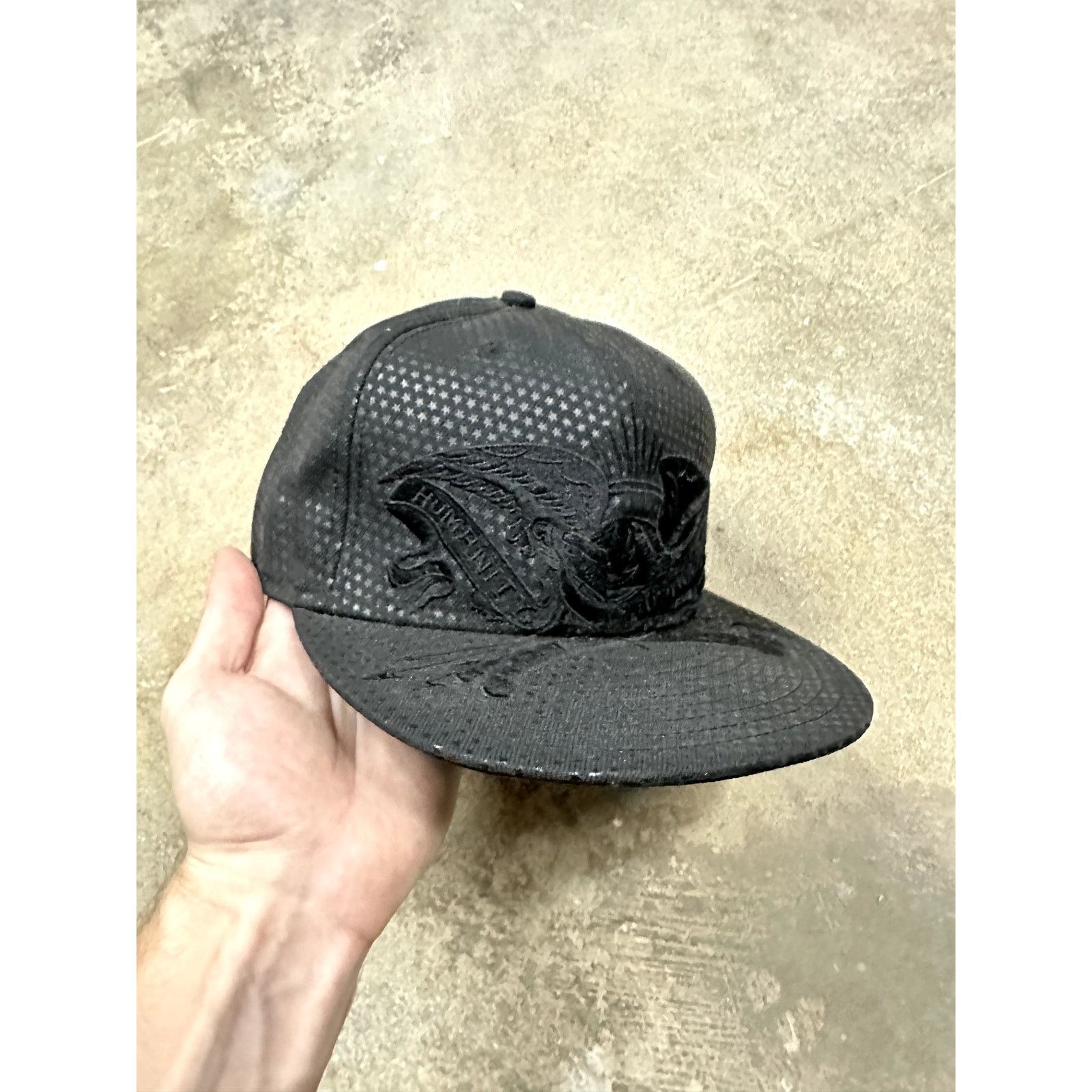 Supreme Supreme Cap Black Humanity Justice Freedom Used 7 3/8 Size ONE SIZE - 1 Thumbnail