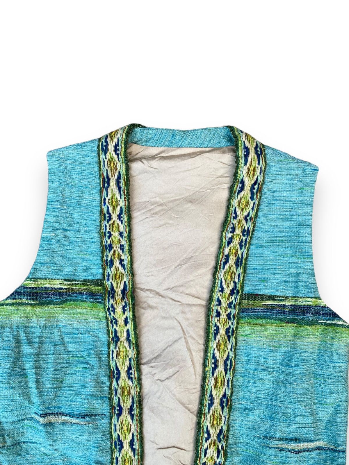 Vintage Vintage Knitwool Long Vest. #D2 Size M / US 6-8 / IT 42-44 - 2 Thumbnail