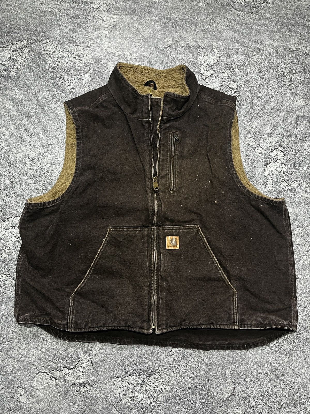 Carhartt Vintage Brown Carhartt Vest Size US XXL / EU 58 / 5 - 2 Thumbnail