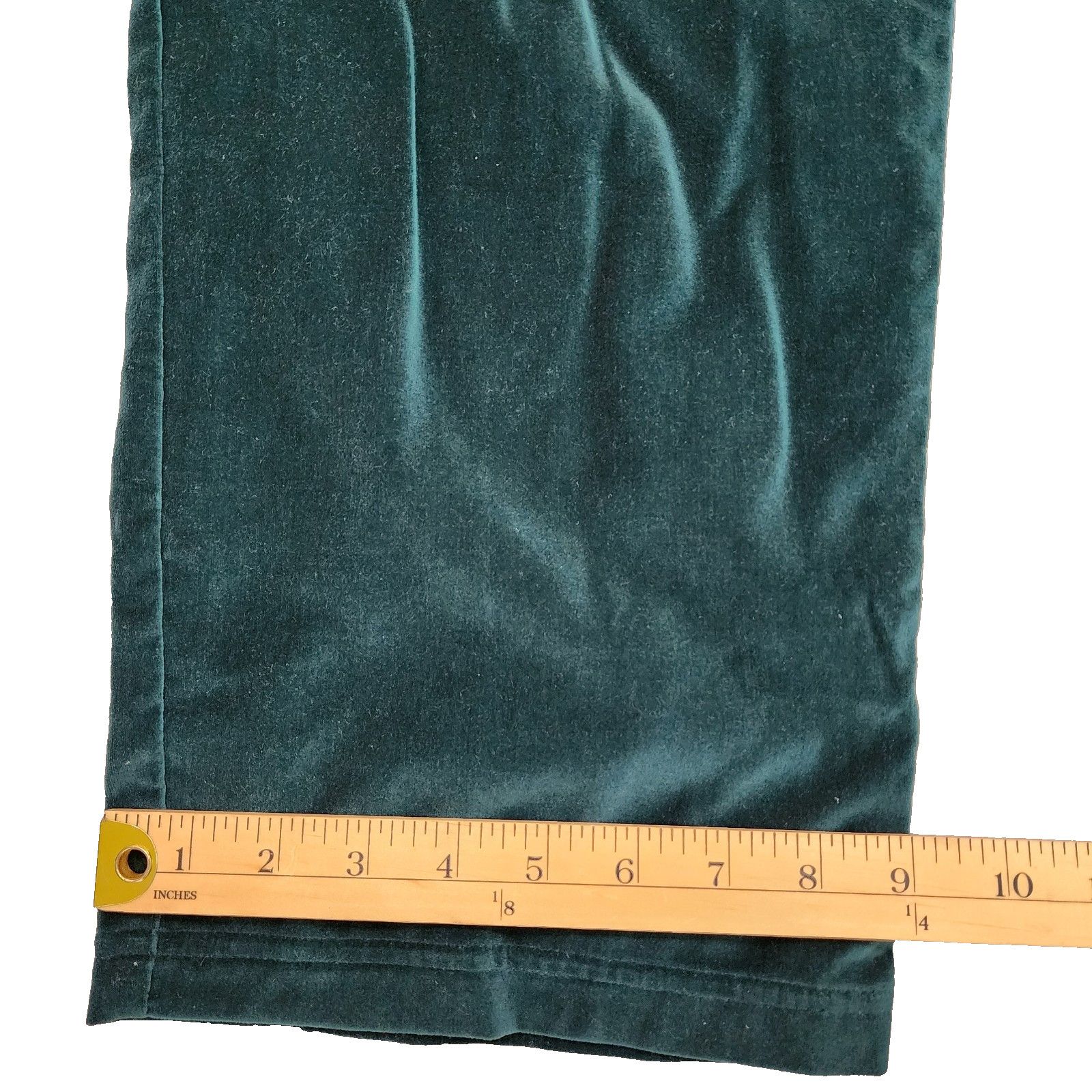 Other Chelsea Studio Velvet Pants Women Size 10 Green Cotton Size 32" / US 10 / IT 46 - 6 Thumbnail