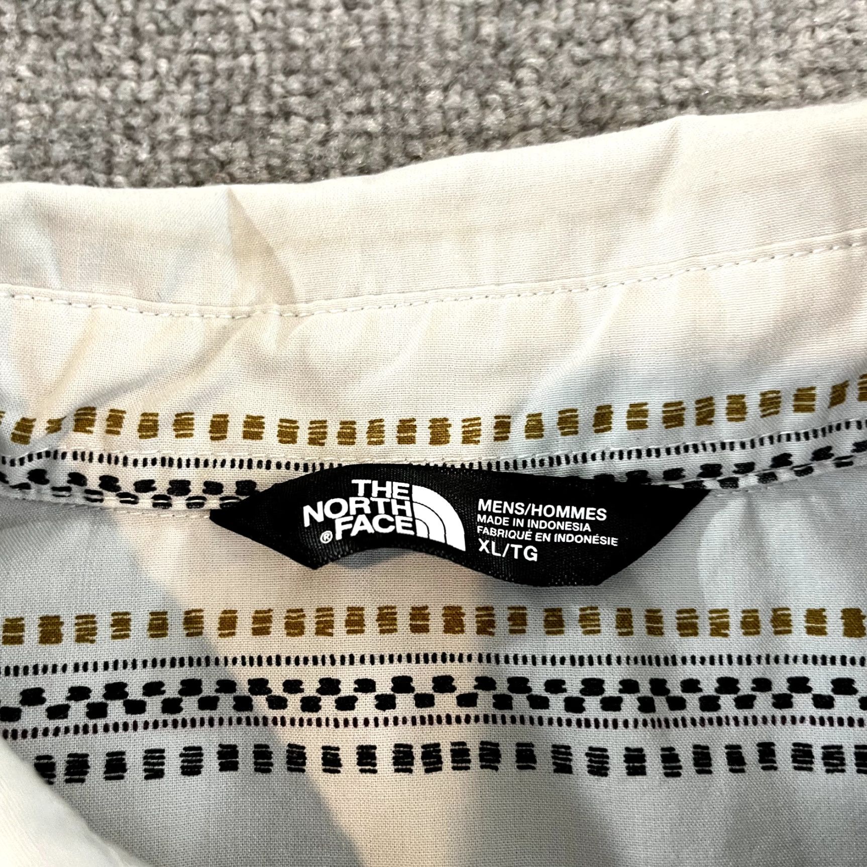 The North Face THE NORTH FACE Shirt Mens XL Ivory White Western Hiking Button Up L/S Size US XL / EU 56 / 4 - 2 Thumbnail