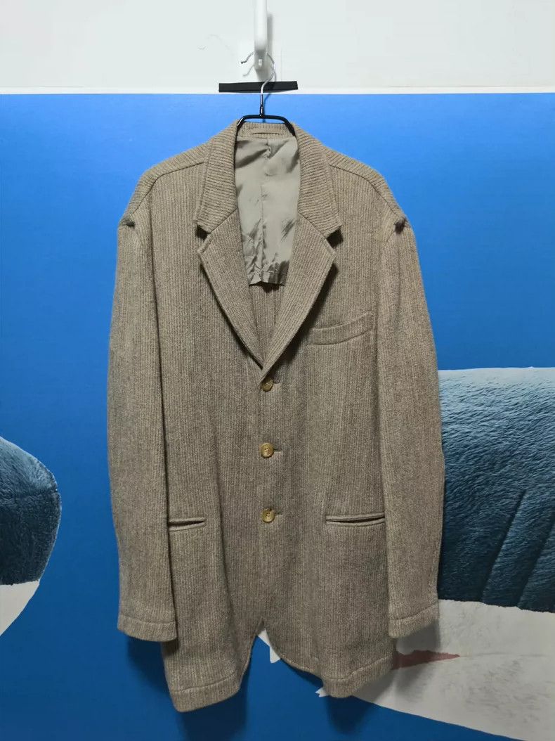 Yohji Yamamoto Yohji Yamamoto size l 90s Drop Shoulder blazer 2505-Nextar Size 36R - 1 Thumbnail
