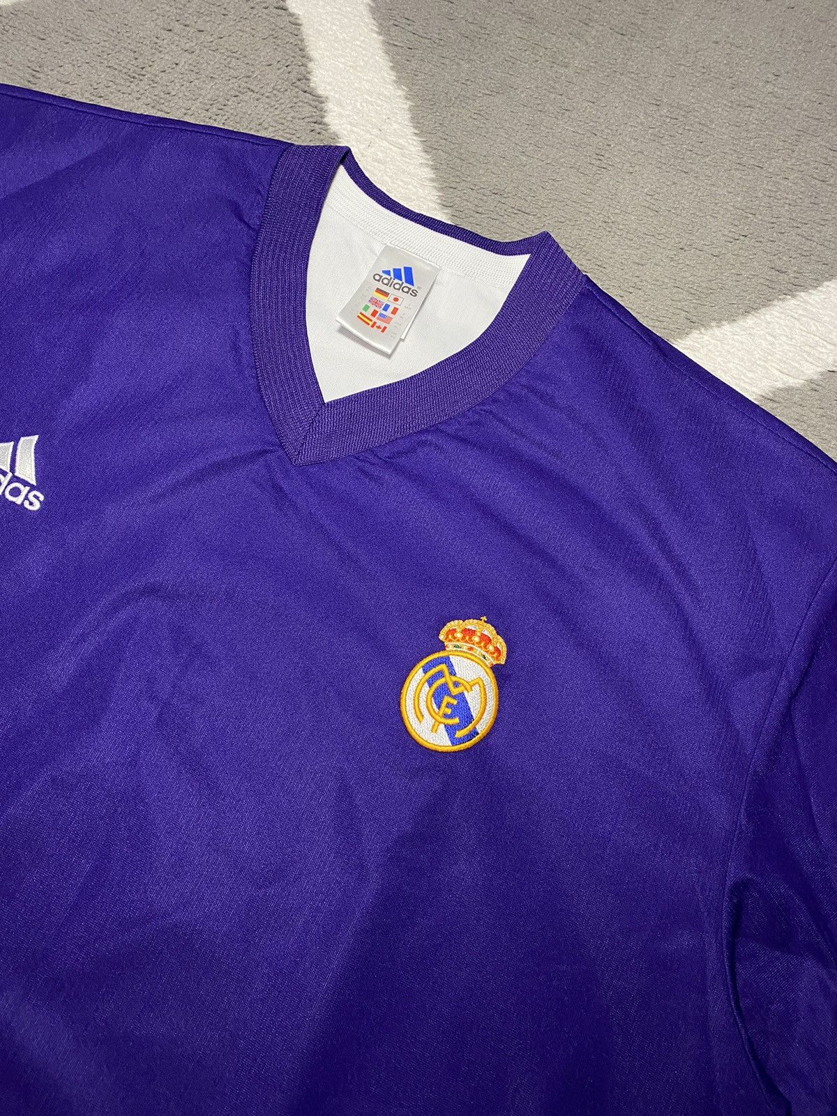 Adidas × Vintage Vintage 2001-02 Adidas Real Madrid Third Shirt Reversible Size US XL / EU 56 / 4 - 7 Thumbnail