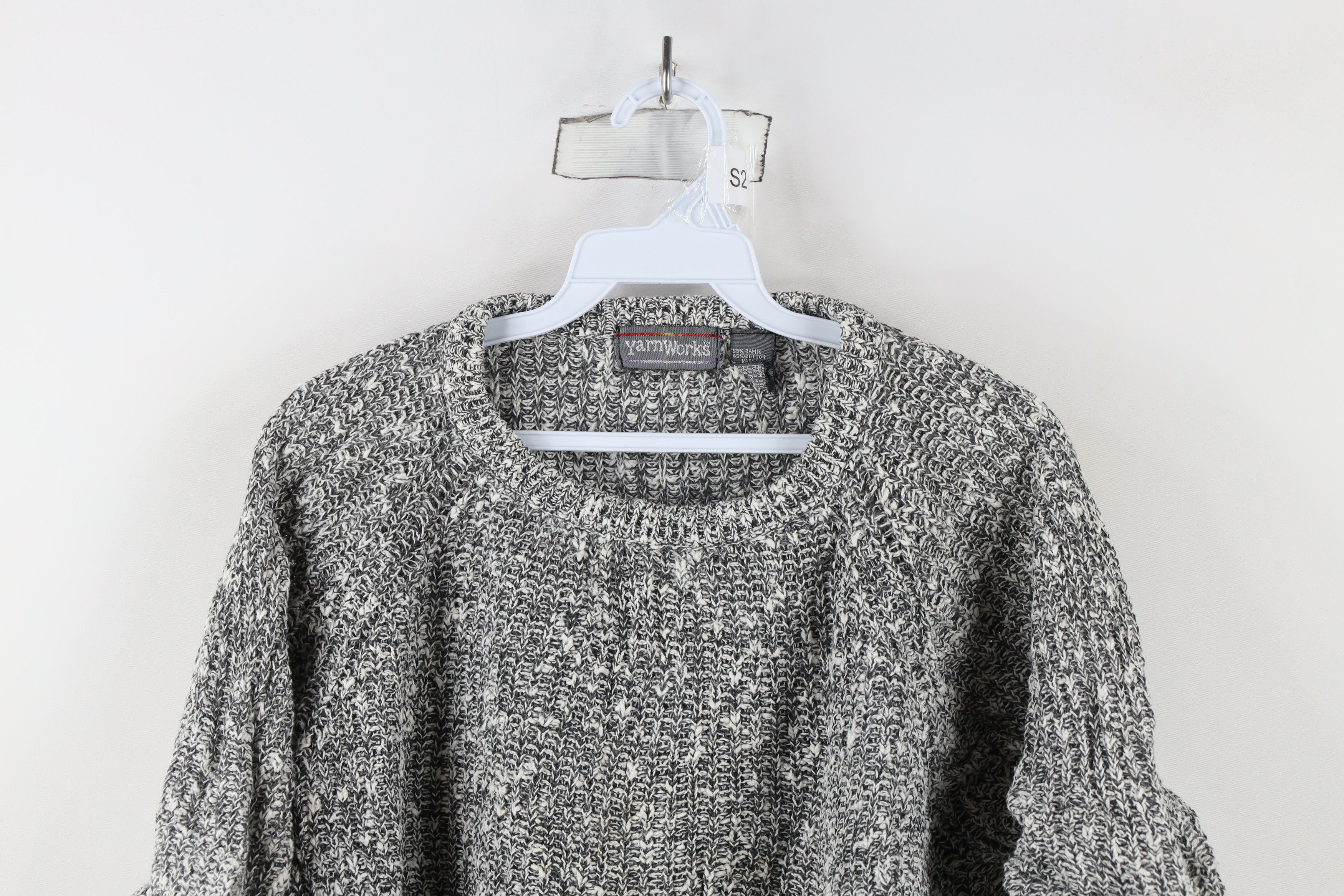 Vintage Vintage 90s Streetwear Ribbed Knit Short Sleeve Sweater Size L / US 10 / IT 46 - 2 Thumbnail