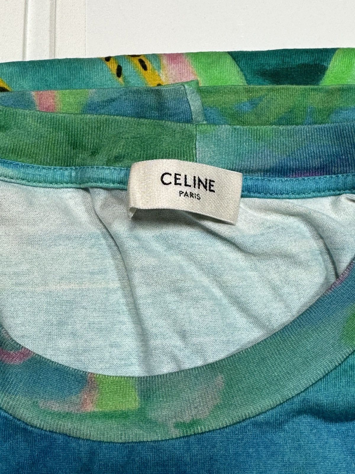Celine × Hedi Slimane Celine x Hedi Slimane x Tyson Reeder Palm Tree T-Shirt Size US XXL / EU 58 / 5 - 10 Thumbnail
