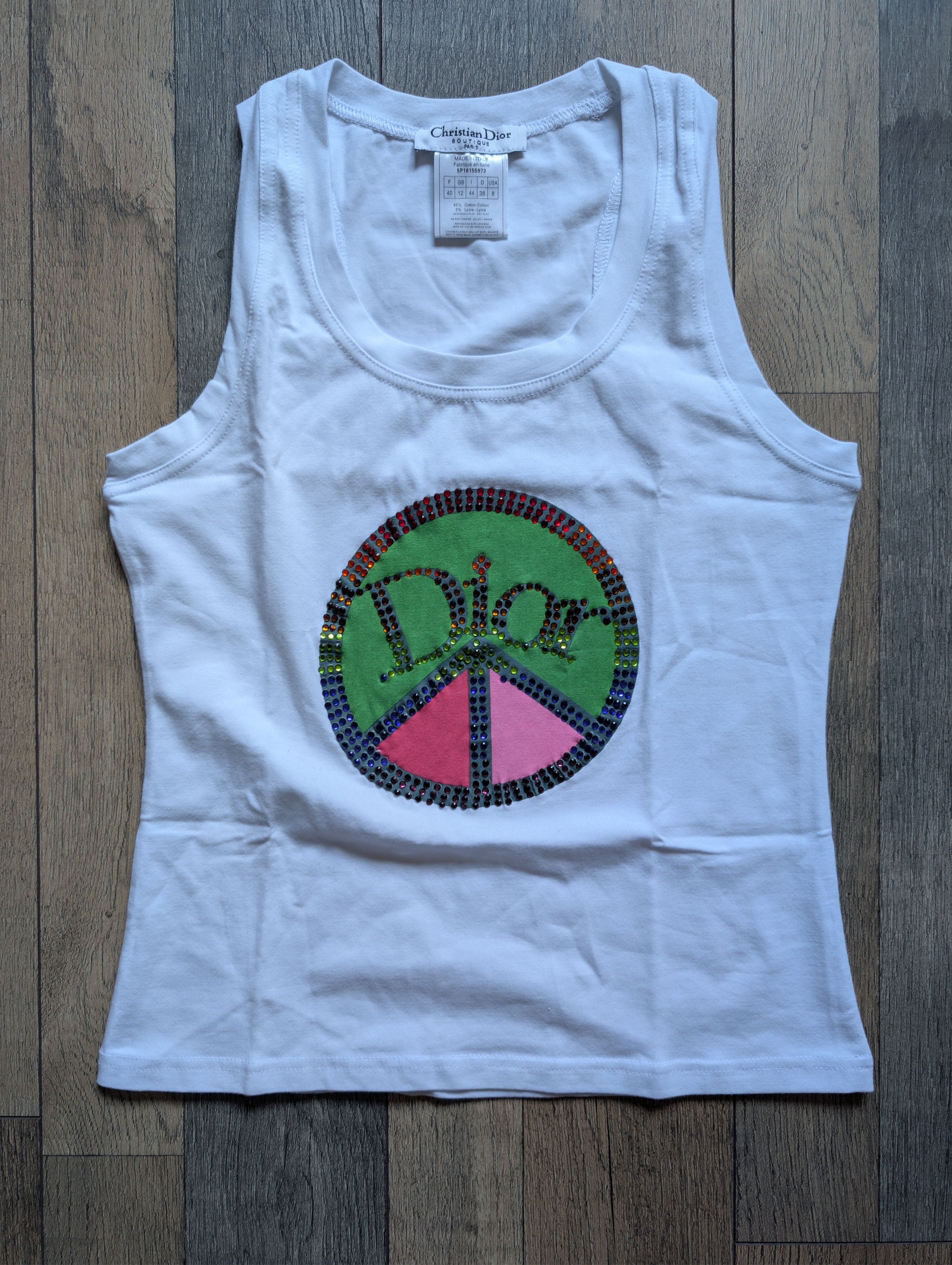 Dior Dior “Dior Not War” SS 2005 Tank Top | Grailed