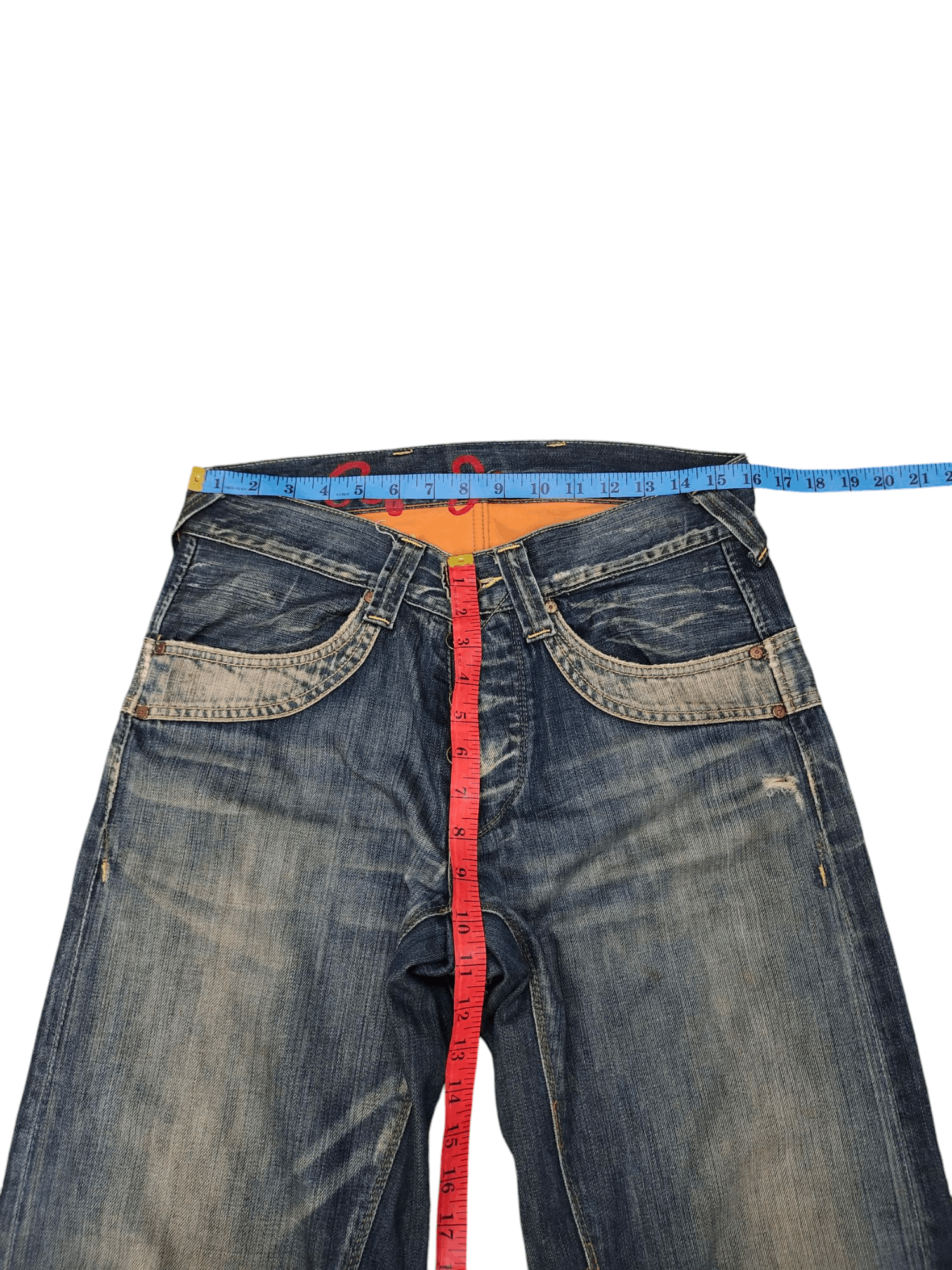 Pepe Jeans Loose Jeans Pepe Jeans Clawmark Distress Faded Wide Leg Size US 31 - 15 Thumbnail