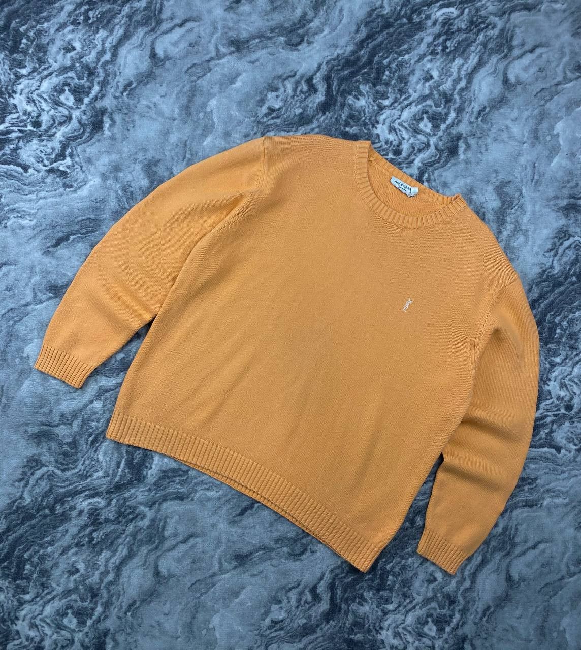 Yves Saint Laurent Vintage Yves Saint Laurent Knit Sweater YSL Logo 90s Men Size US L / EU 52-54 / 3 - 1 Thumbnail