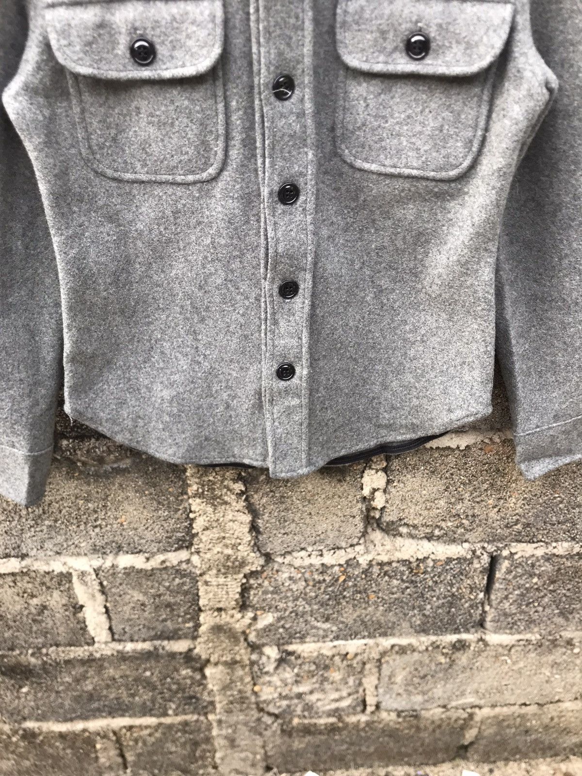 Fidelity 🔥Fidelity By Gerald & Stewart Wool Button Shirt Jacket Size S / US 4 / IT 40 - 4 Thumbnail