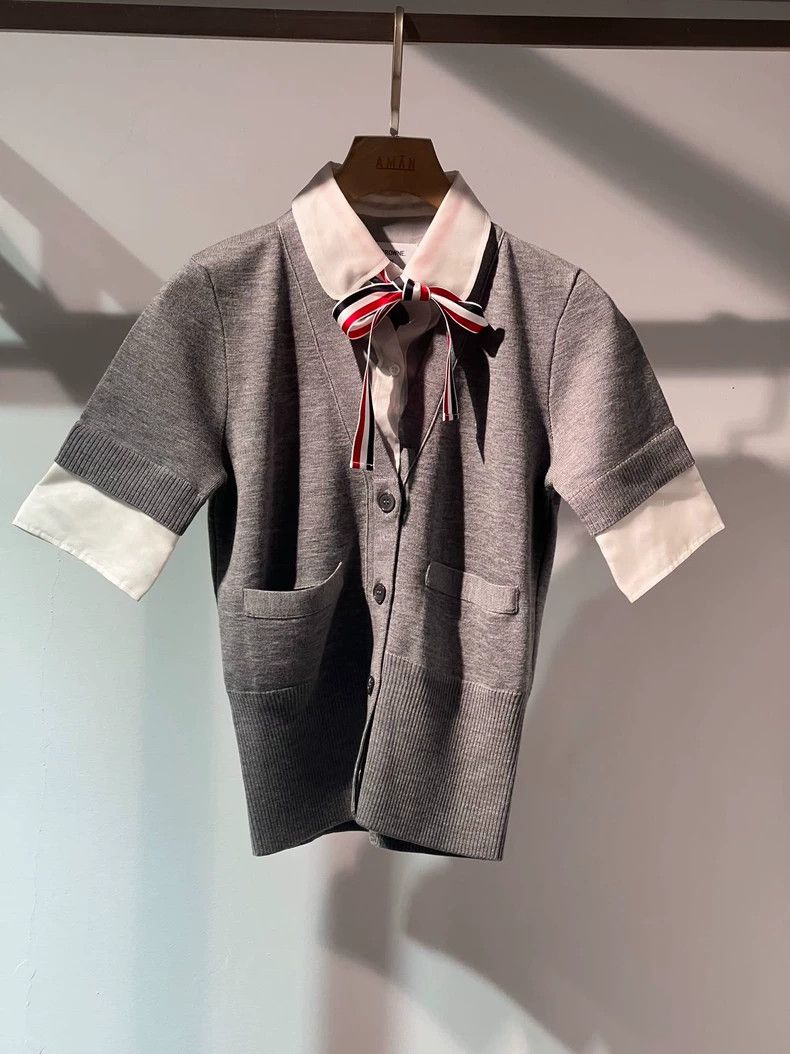 Thom Browne Thom Browne Shirt sweater Size S / US 4 / IT 40 - 2 Thumbnail