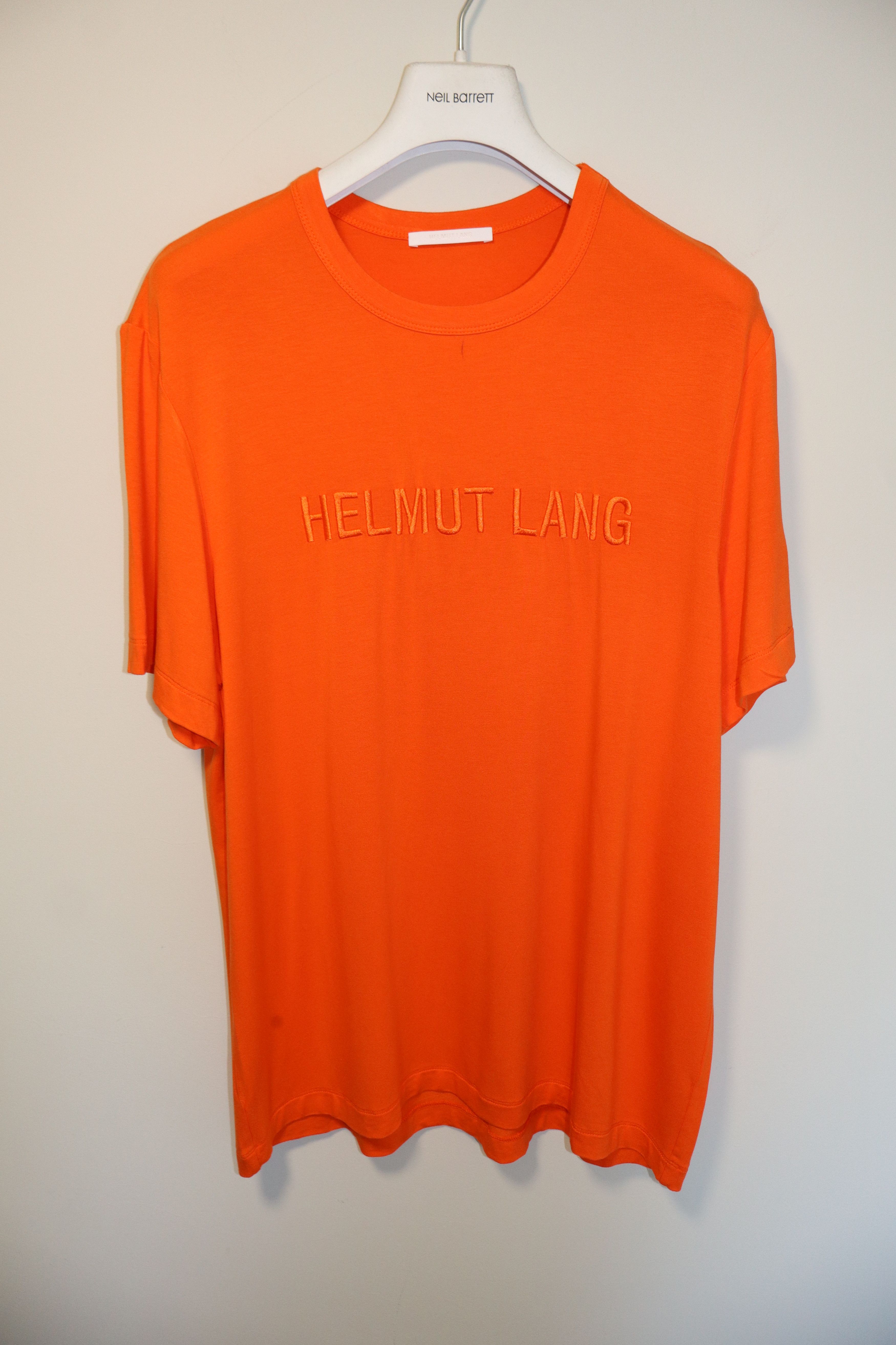 Helmut Lang Embroidered logo t-shirt Size US M / EU 48-50 / 2 - 2 Thumbnail