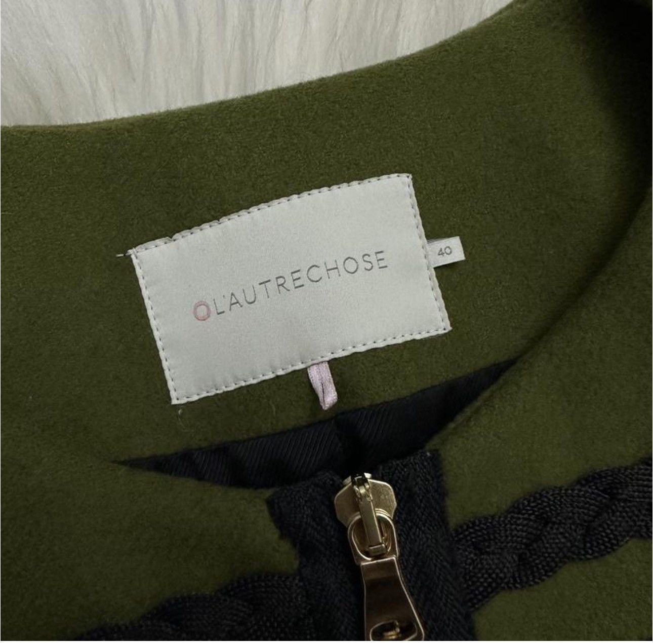 Designer vintage jacket L’autre chose trend lana vergine luxury Size S / US 4 / IT 40 - 5 Thumbnail