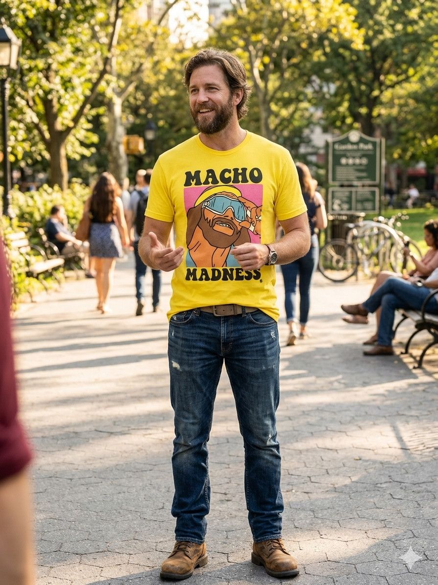 Other Macho man T-shirt small size, 2015 Size US S / EU 44-46 / 1 - 3 Thumbnail