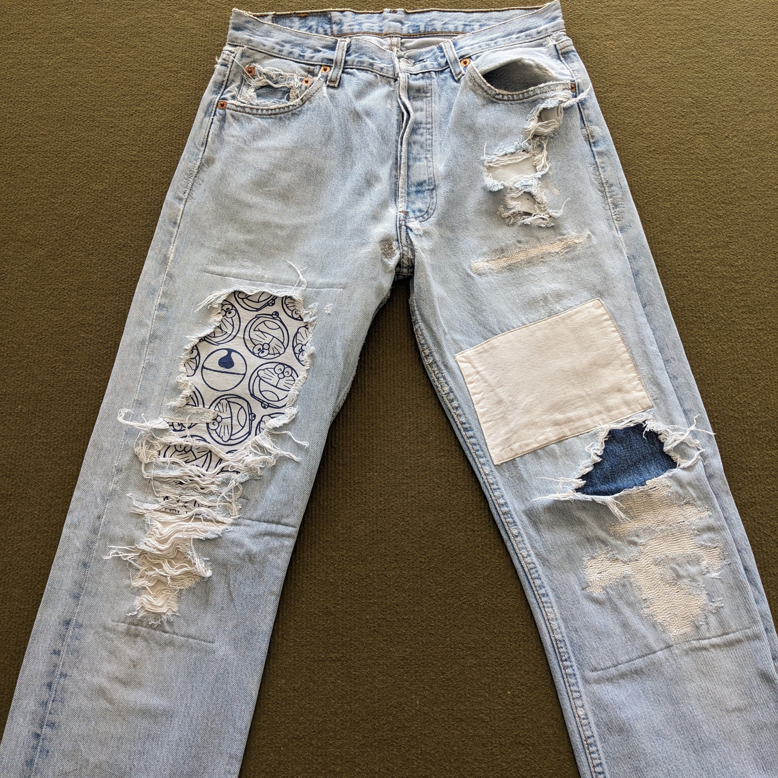 Levi's Vintage Clothing Vintage Levi's Strauss. Co Distressed Denim Jeans Size US 28 / EU 44 - 2 Thumbnail