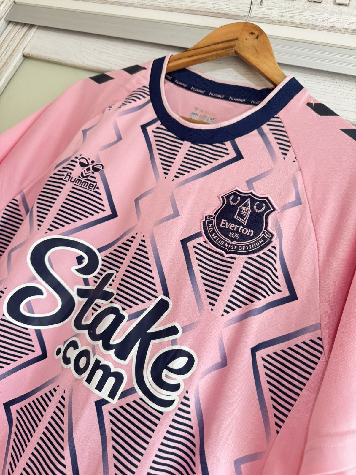 Hummel Everton 2022-2023 Away Soccer Jersey Football Kit Shirt Size US XXL / EU 58 / 5 - 5 Thumbnail