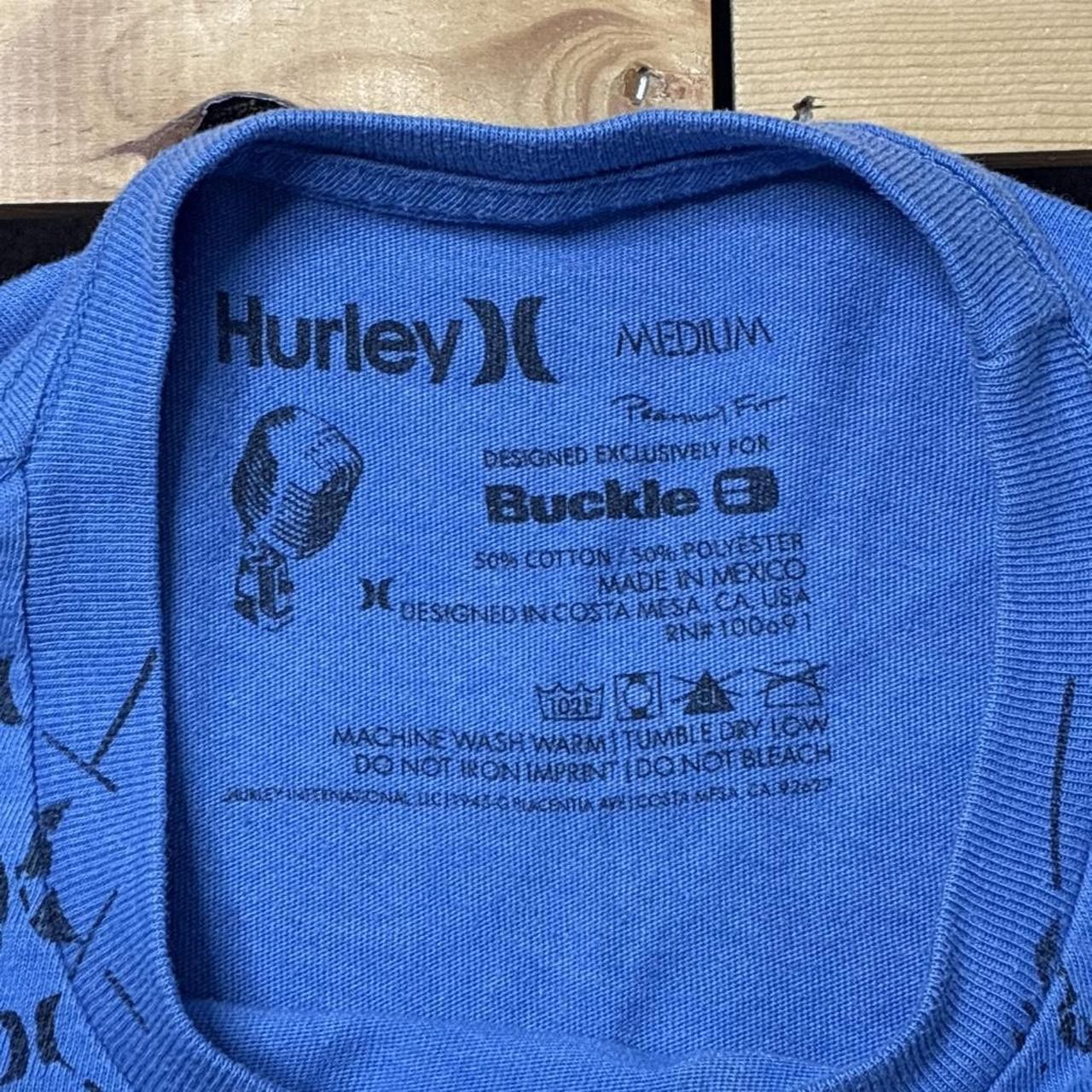 Hurley Hurley Blue Y2K Surf Tee Size Medium | Grailed
