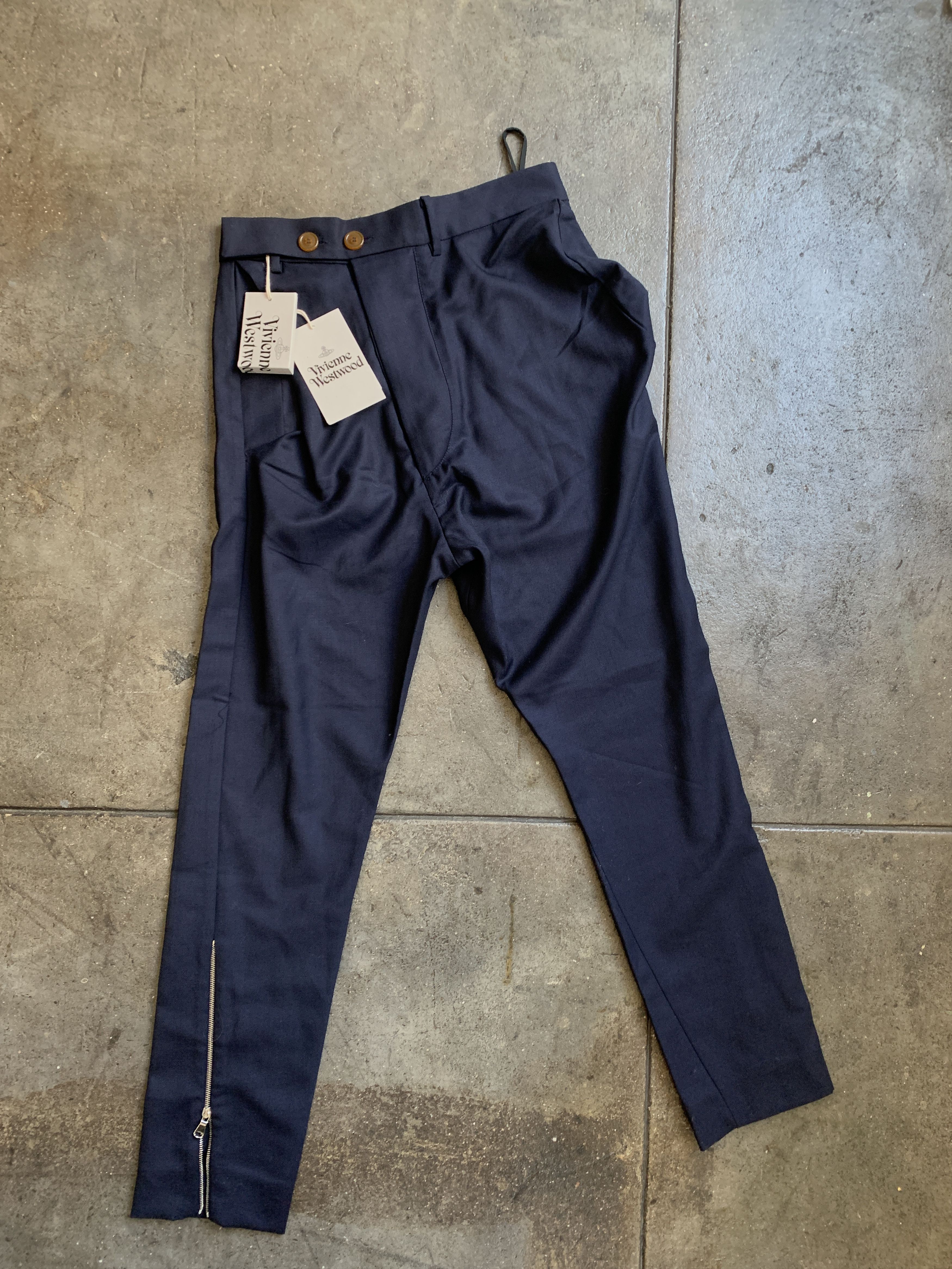 Vivienne Westwood NWT 2017 720$ Asymmetrical Alcoholic Pants with Zipper Size US 28 / EU 44 - 1 Thumbnail