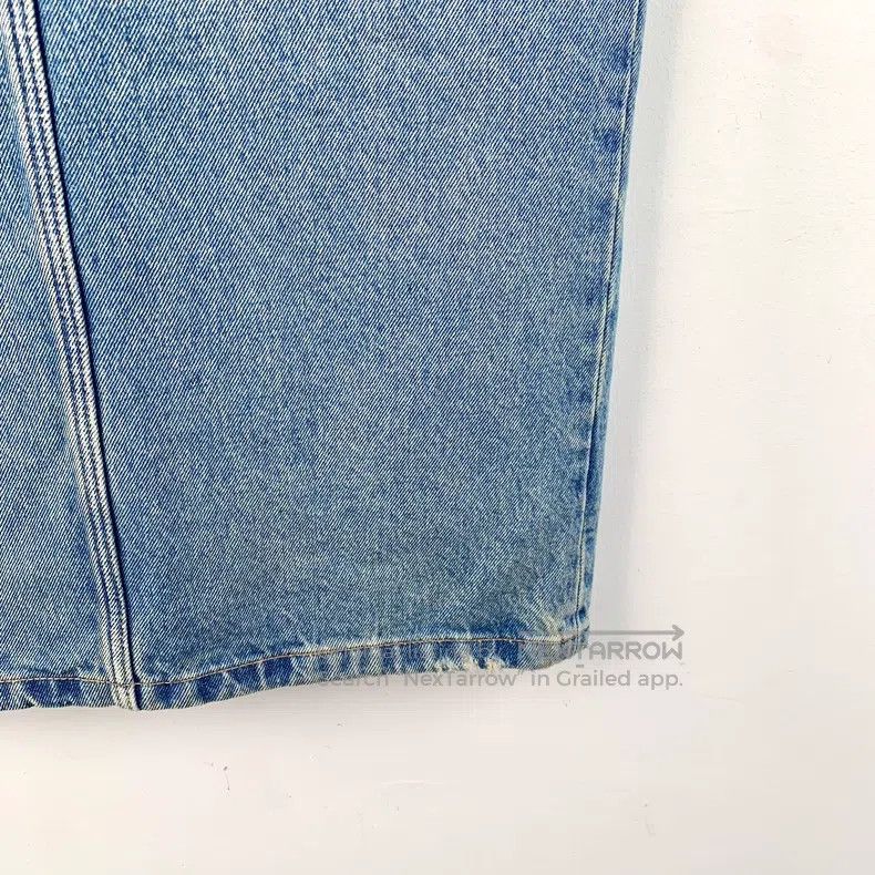 Prada Prada Blue triangle colour cotton washed denim skirt Size 25" / US 0 / IT 36 - 4 Thumbnail