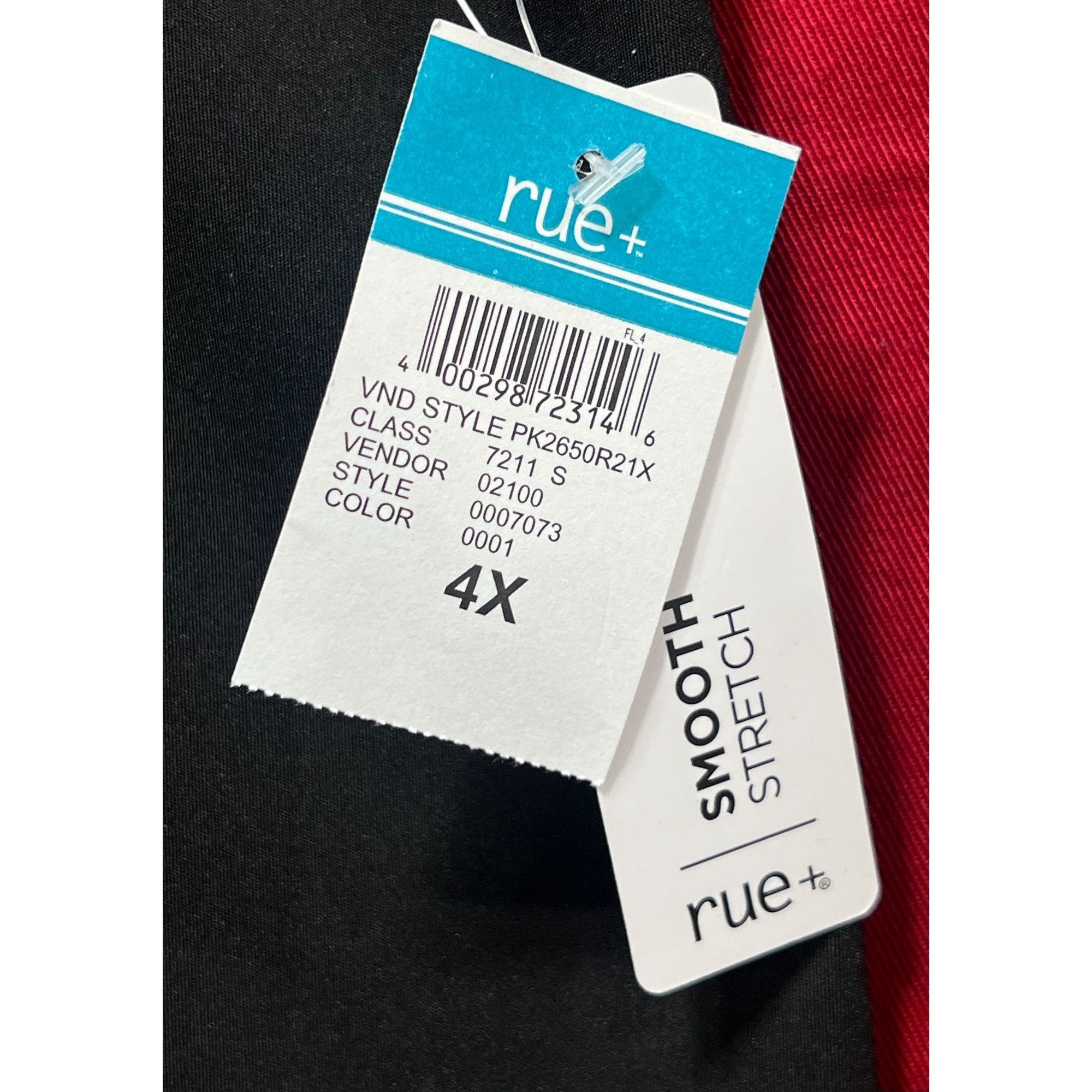 Other Rue + - Women's Smooth Stretch Leggins - Black - 4X Size 40" / US 18 - 8 Thumbnail