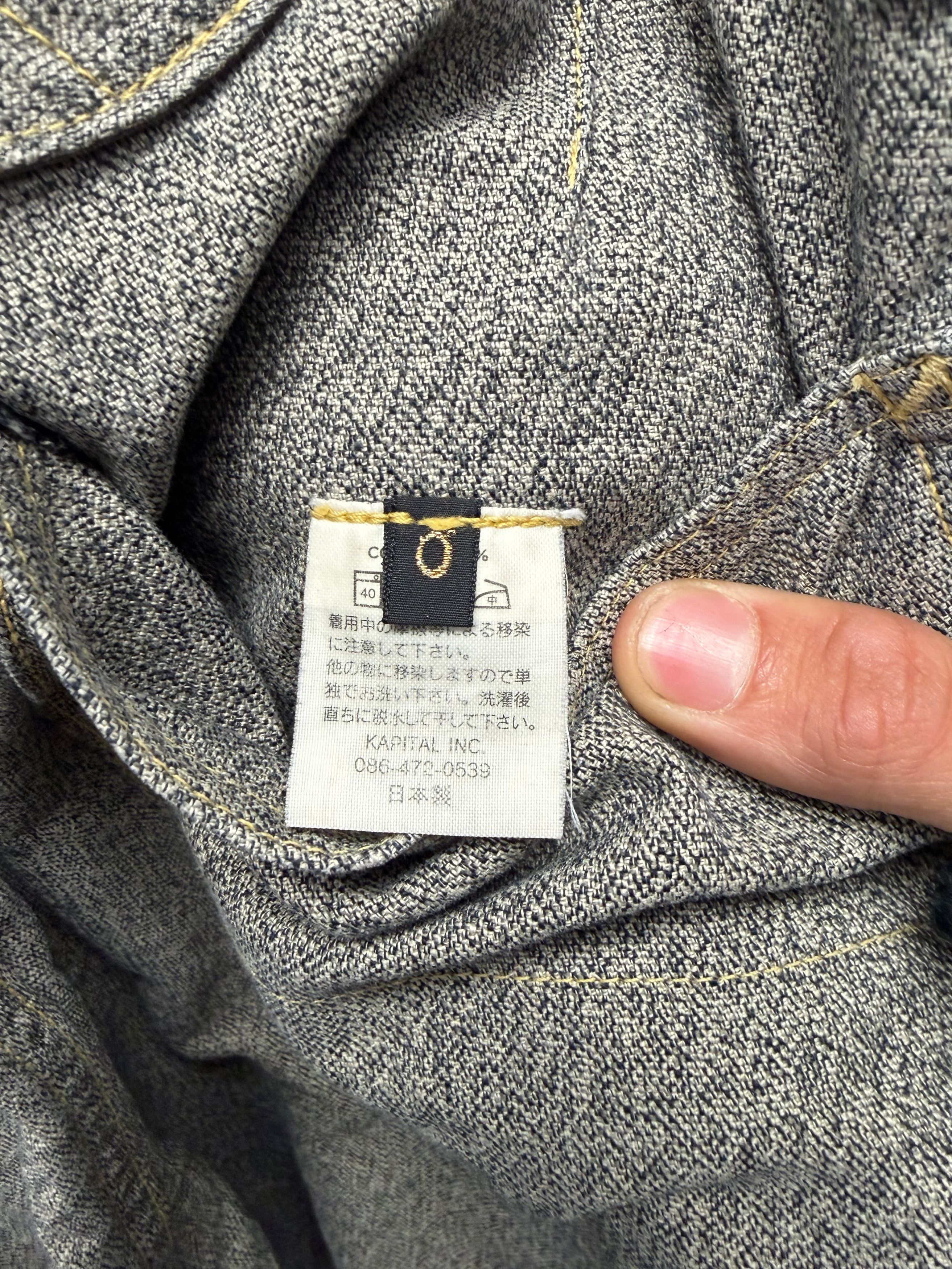 Kapital Kapital ‘Lumbar’ Double Knee Pinstripe Carpenter Denim Size US 28 / EU 44 - 5 Thumbnail