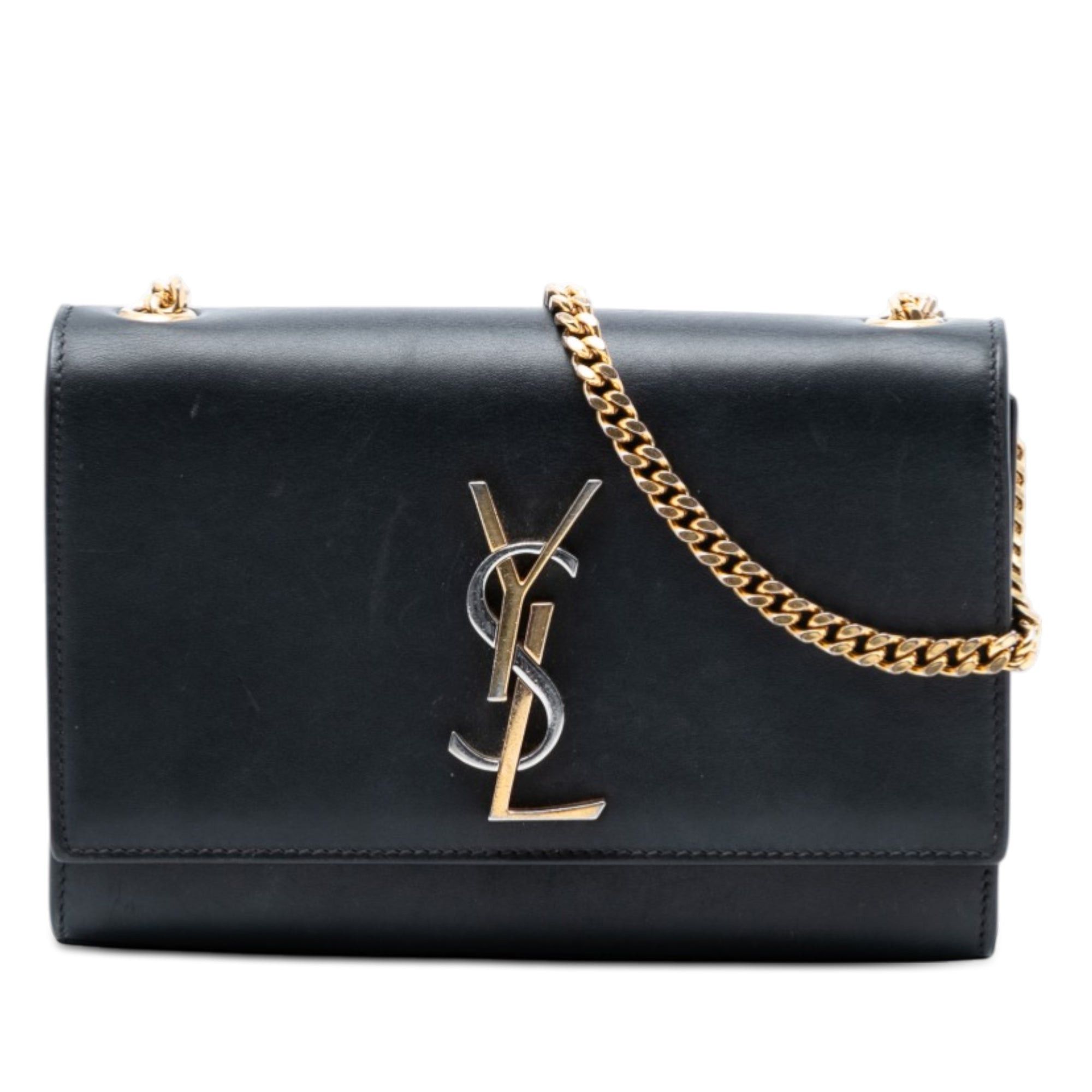 Saint Laurent Paris Small Leather Monogram Kate Crossbody Size ONE SIZE - 1 Thumbnail