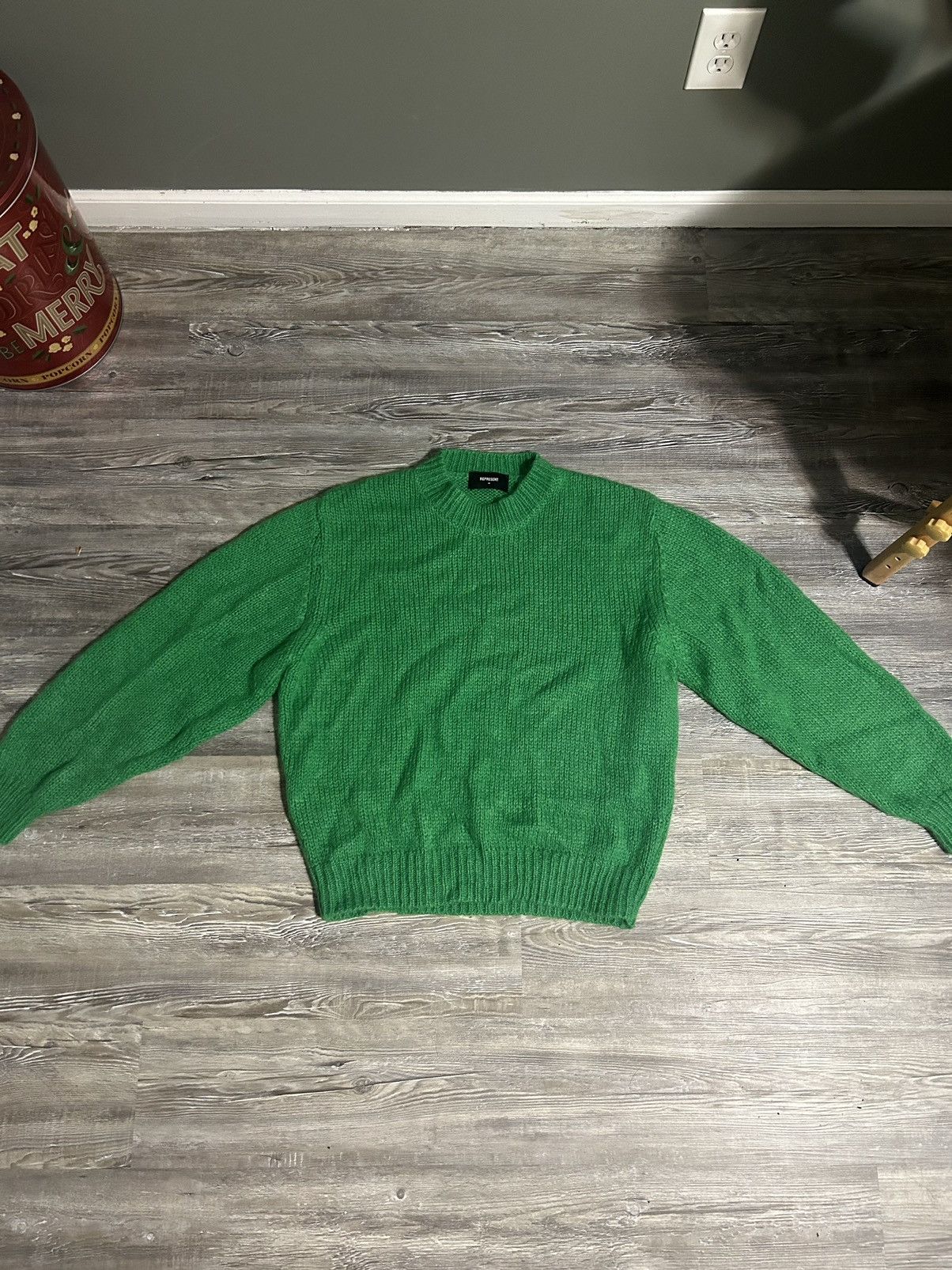 Represent Clo. Mohair green sweater Size US M / EU 48-50 / 2 - 1 Thumbnail
