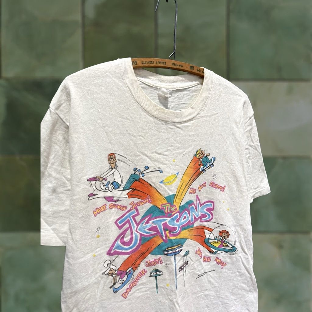 Vintage VINTAGE The Jetsons TV Show White Tee Shirt Large Men’s 90s Size US L / EU 52-54 / 3 - 1 Thumbnail