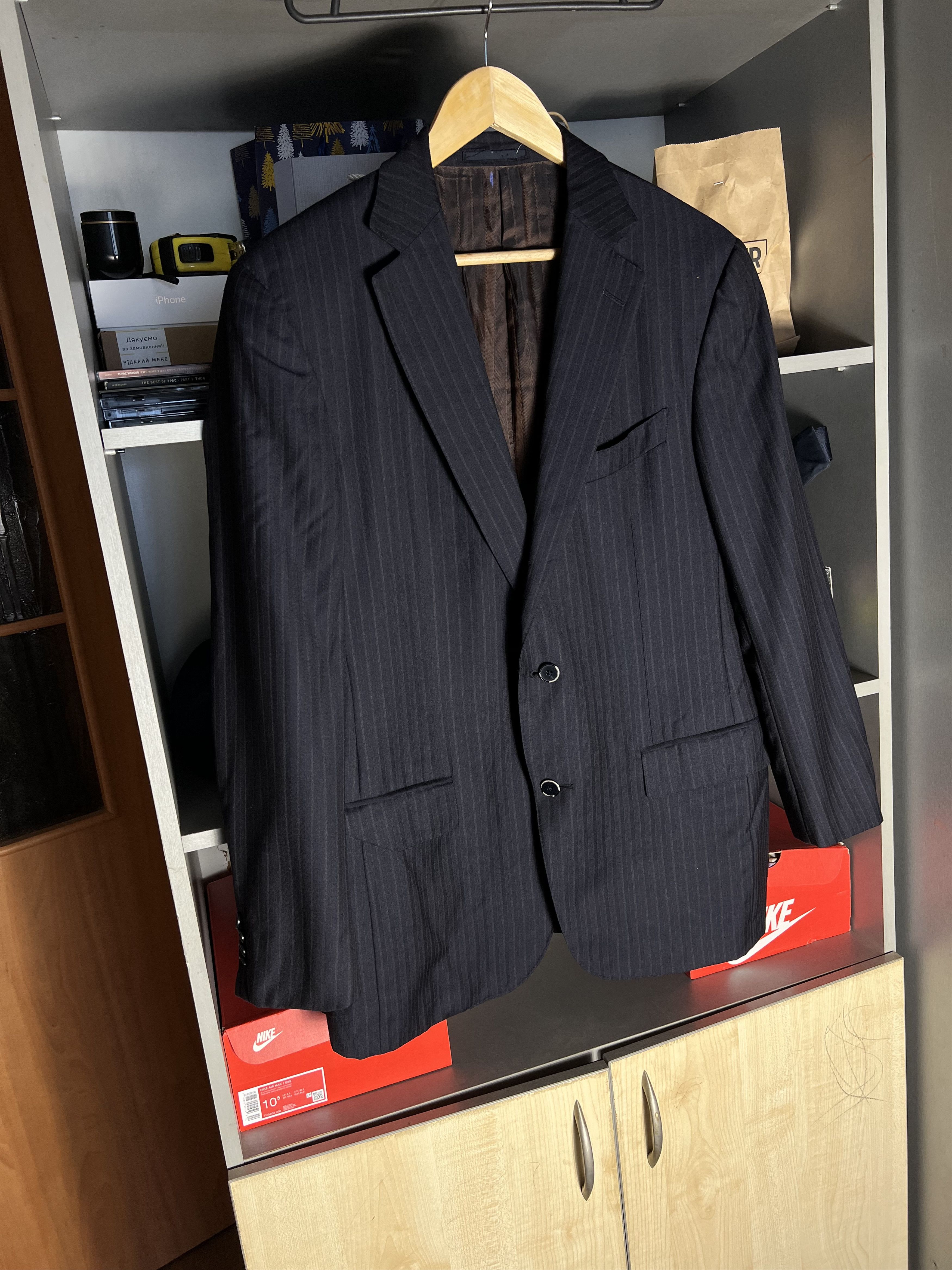 Ermenegildo Zegna Vintage Ermenegildo Z Zegna Italian Designer Blazer Classic Size 50R - 1 Thumbnail