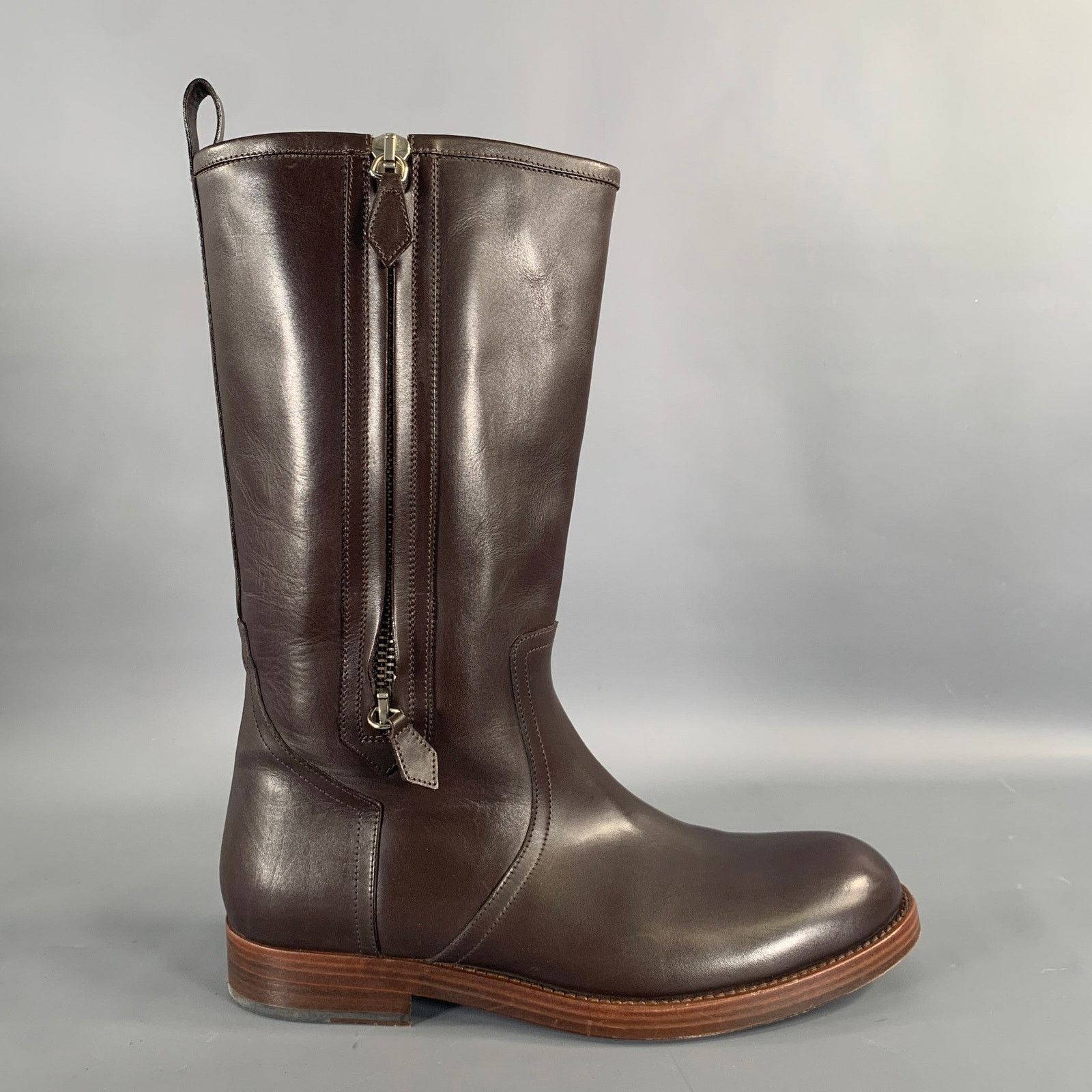 Ralph Lauren RALPH LAUREN Size 11 Brown Leather Pull On Boots Size US 11 / EU 44 - 2 Thumbnail