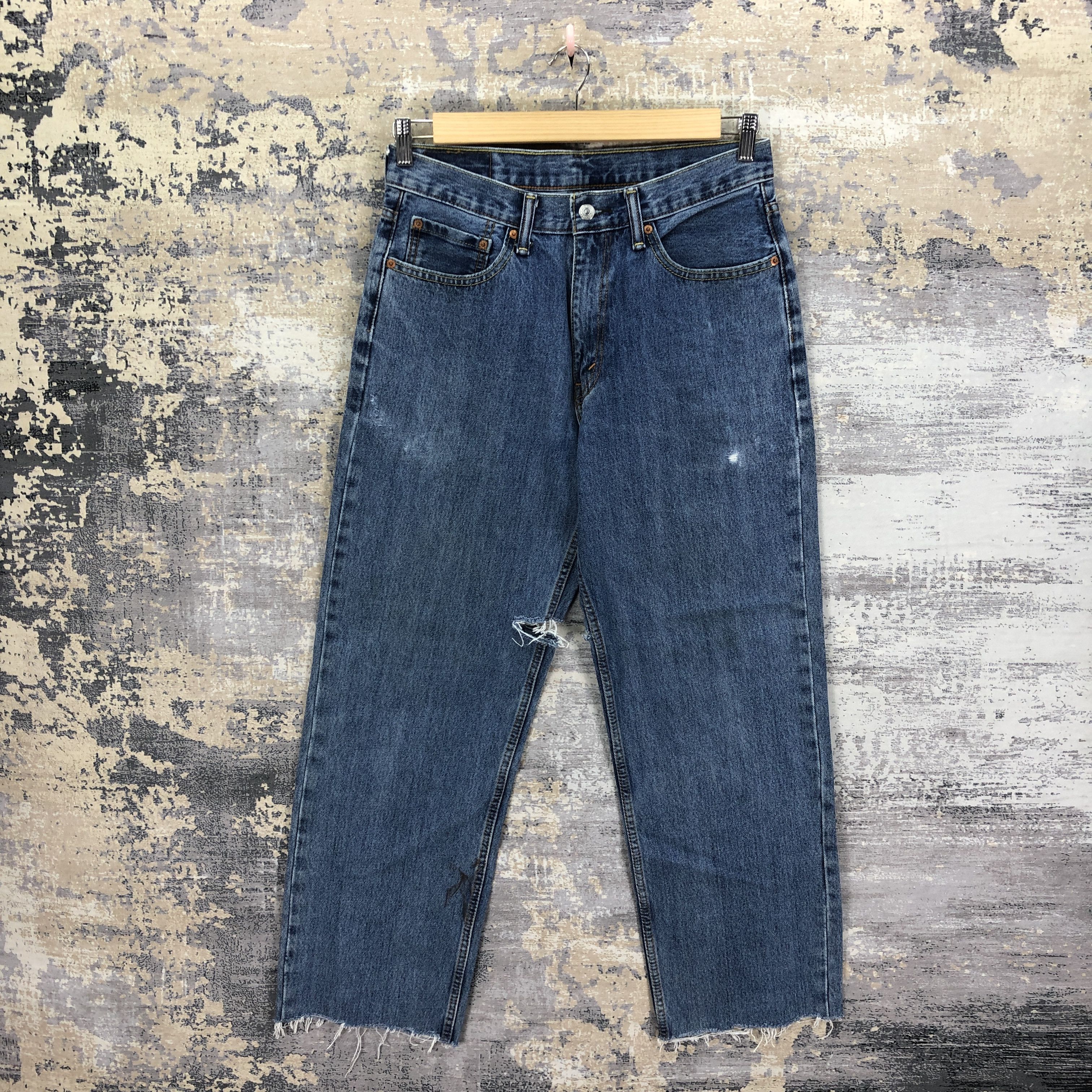 Levi's Vintage Y2K Levis 550 Faded Jeans Distressed Levi's Denim Size US 30 / EU 46 - 1 Thumbnail