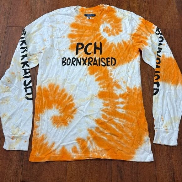 Born X Raised × Designer NEW BORNxRAISED ORANGE TIE DYE LONG SLEEVE SZ SMALL S Size US S / EU 44-46 / 1 - 1 Thumbnail