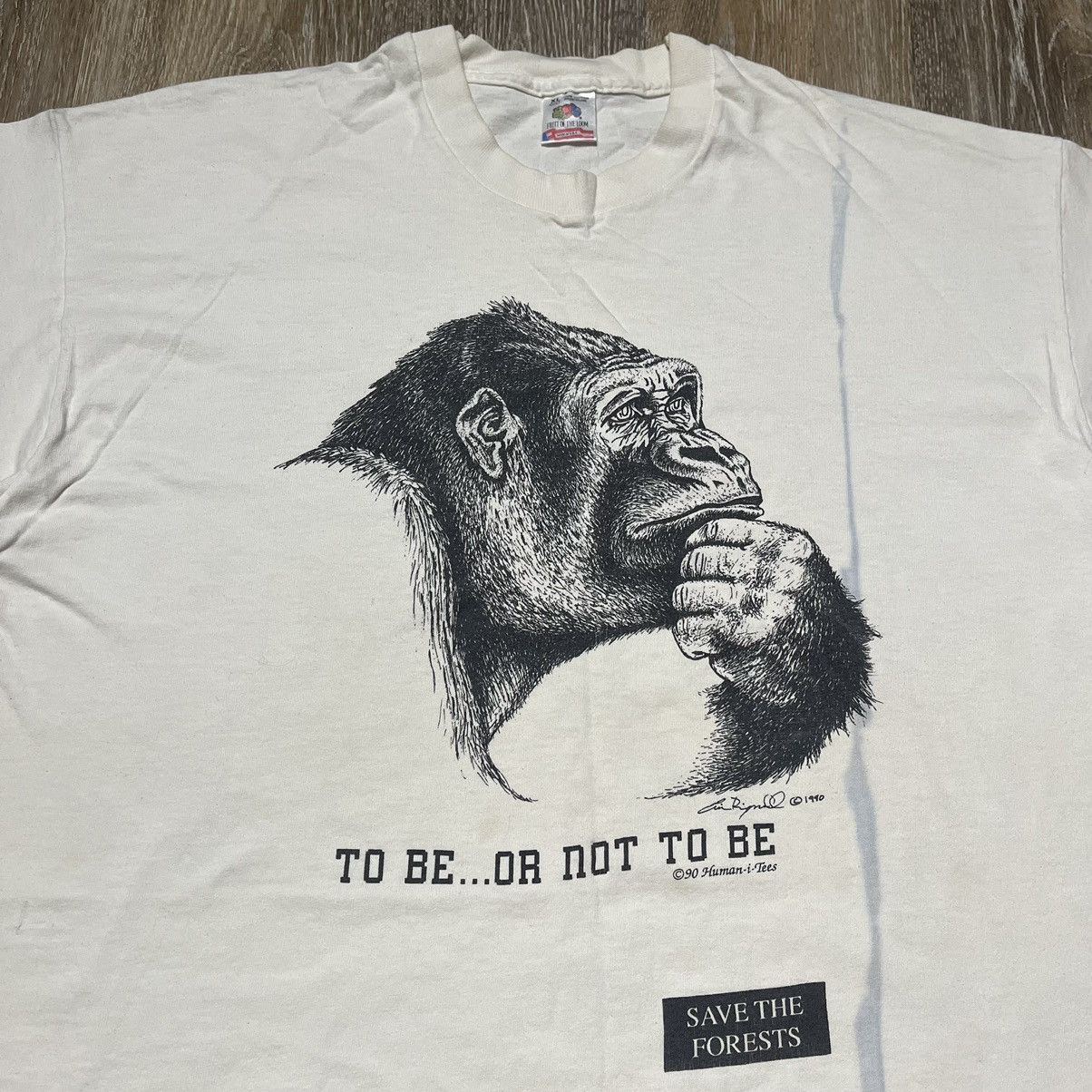 Vintage to be or not to be ape tee Size US XL / EU 56 / 4 - 3 Thumbnail
