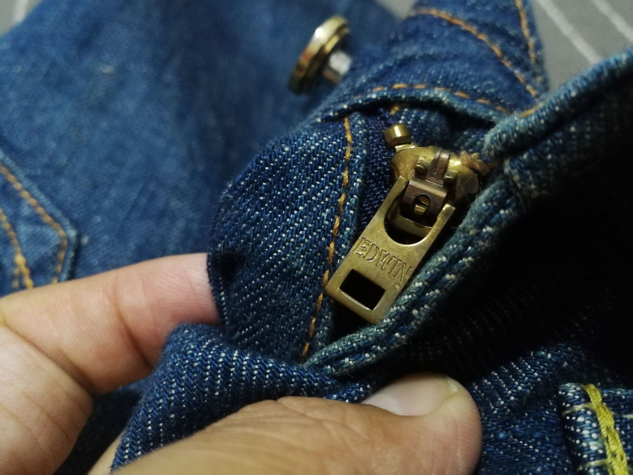 Edwin × Japanese Brand × Vintage Vintage Edwin 503ss japan made w36 1906 Size US 36 / EU 52 - 12 Thumbnail