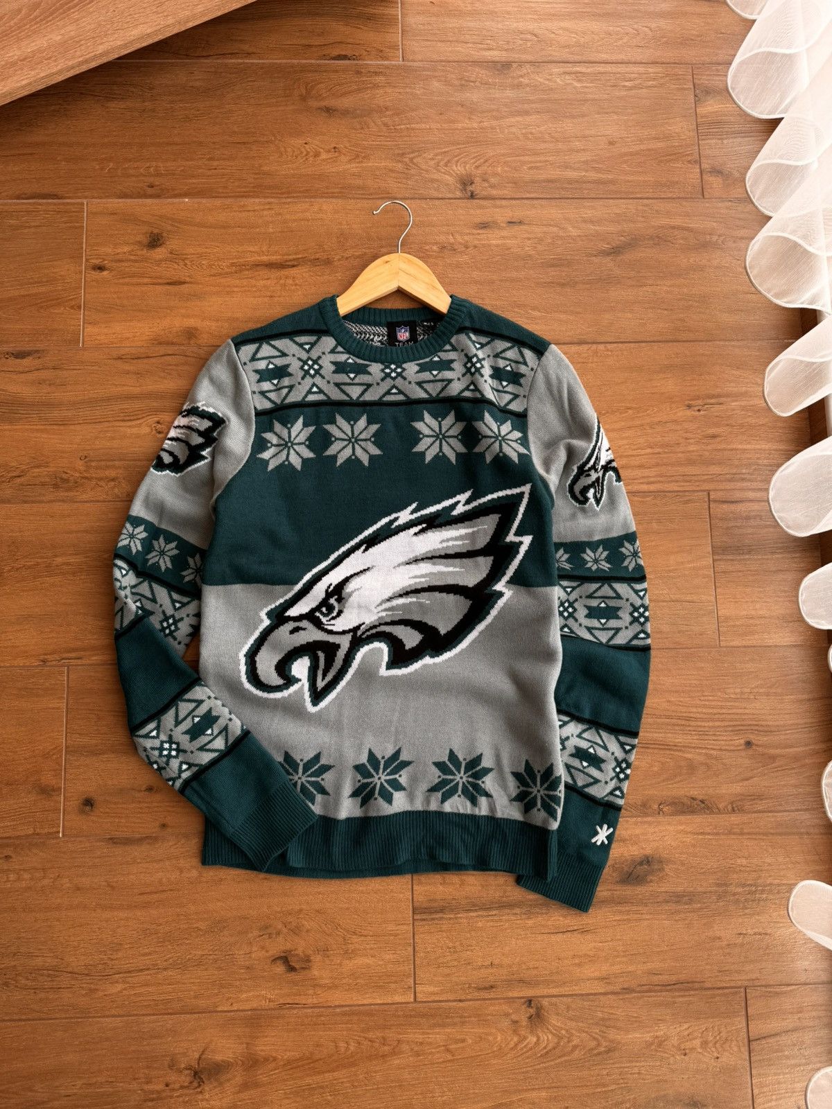 NFL × Starter NFL Team Philadelphia Eagles Christmas Sweater Size S / US 4 / IT 40 - 1 Thumbnail