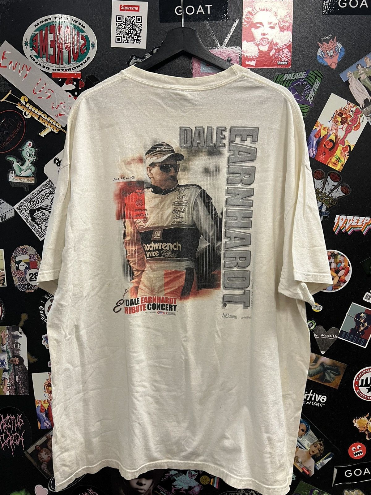NASCAR Vintage NASCAR Dale Earnhardt Tribute Concert Shirt Size US XXL / EU 58 / 5 - 2 Thumbnail