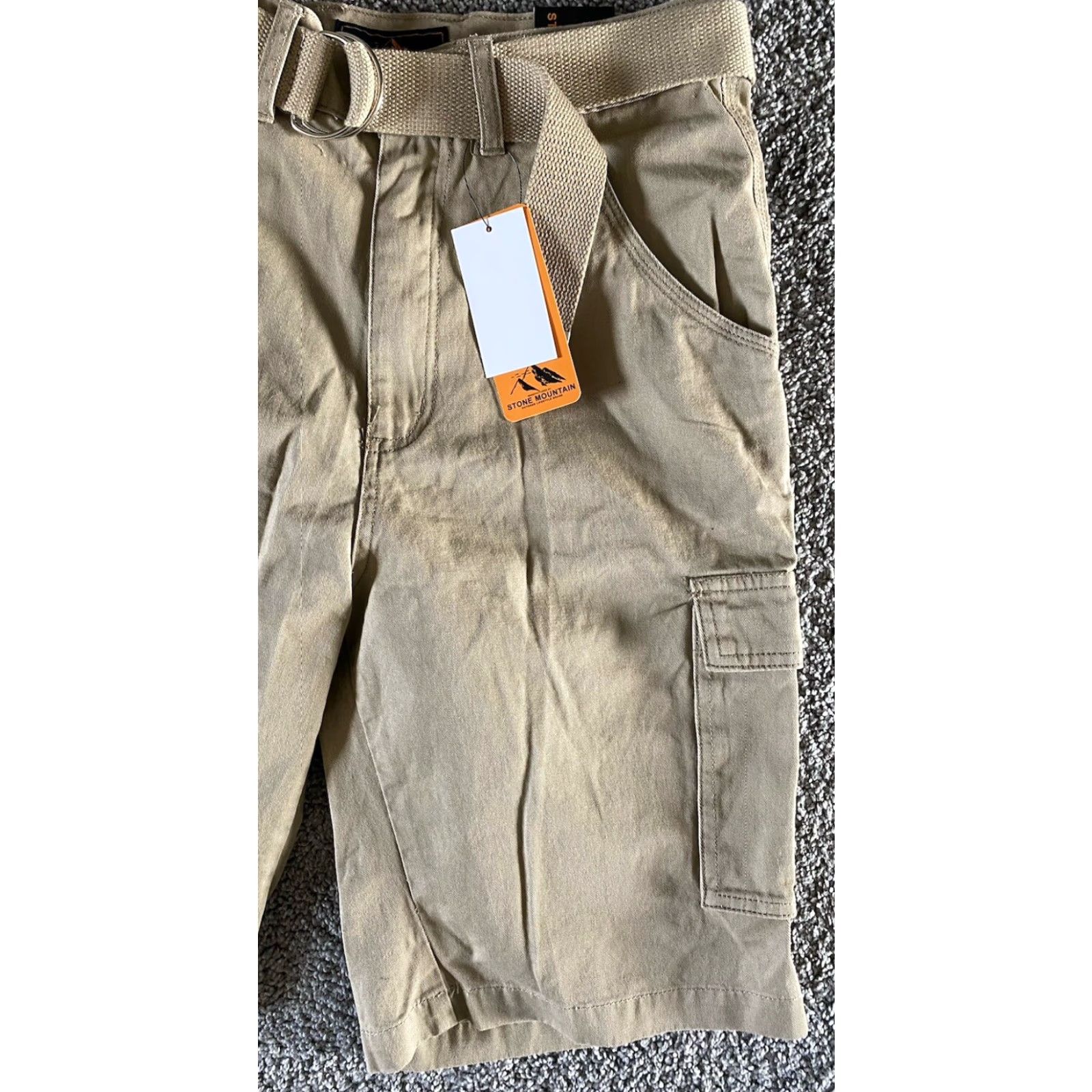 Vintage NWT Stone Mountain Cargo Shorts Men’s 28 Khaki Beige Beige Casual Workwear Travel MSRP 9.99 Size US 28 / EU 44 - 5 Thumbnail