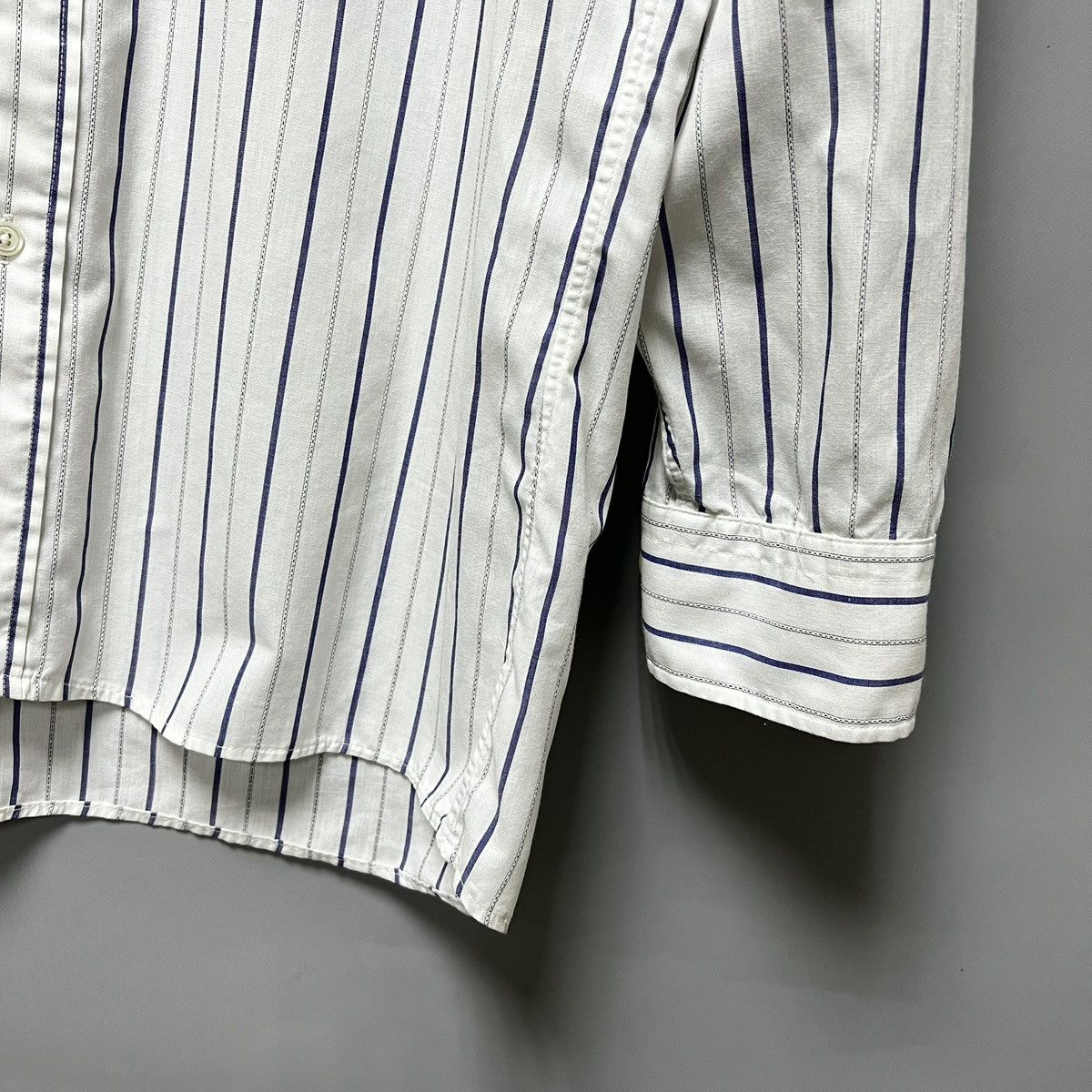 Christian Dior Monsieur × Vintage CHRISTIAN DIOR Monsieur Vintage Striped Crazy Shirt y2k USA Size US M / EU 48-50 / 2 - 6 Thumbnail