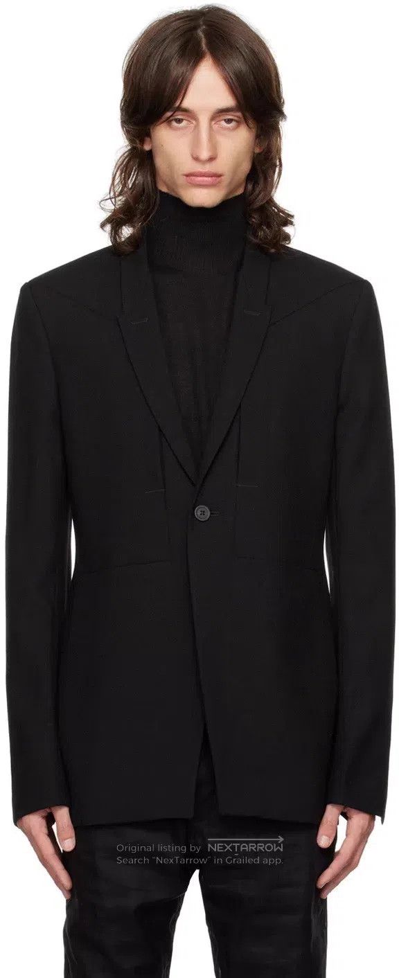 Rick Owens Rick Owens FW23 LUXOR FOGPOCKET BLAZER Size XS / US 0-2 / IT 36-38 - 5 Thumbnail