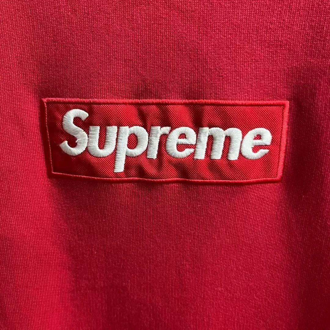 Supreme supreme red logo pullover hoodie Size US M / EU 48-50 / 2 - 5 Thumbnail