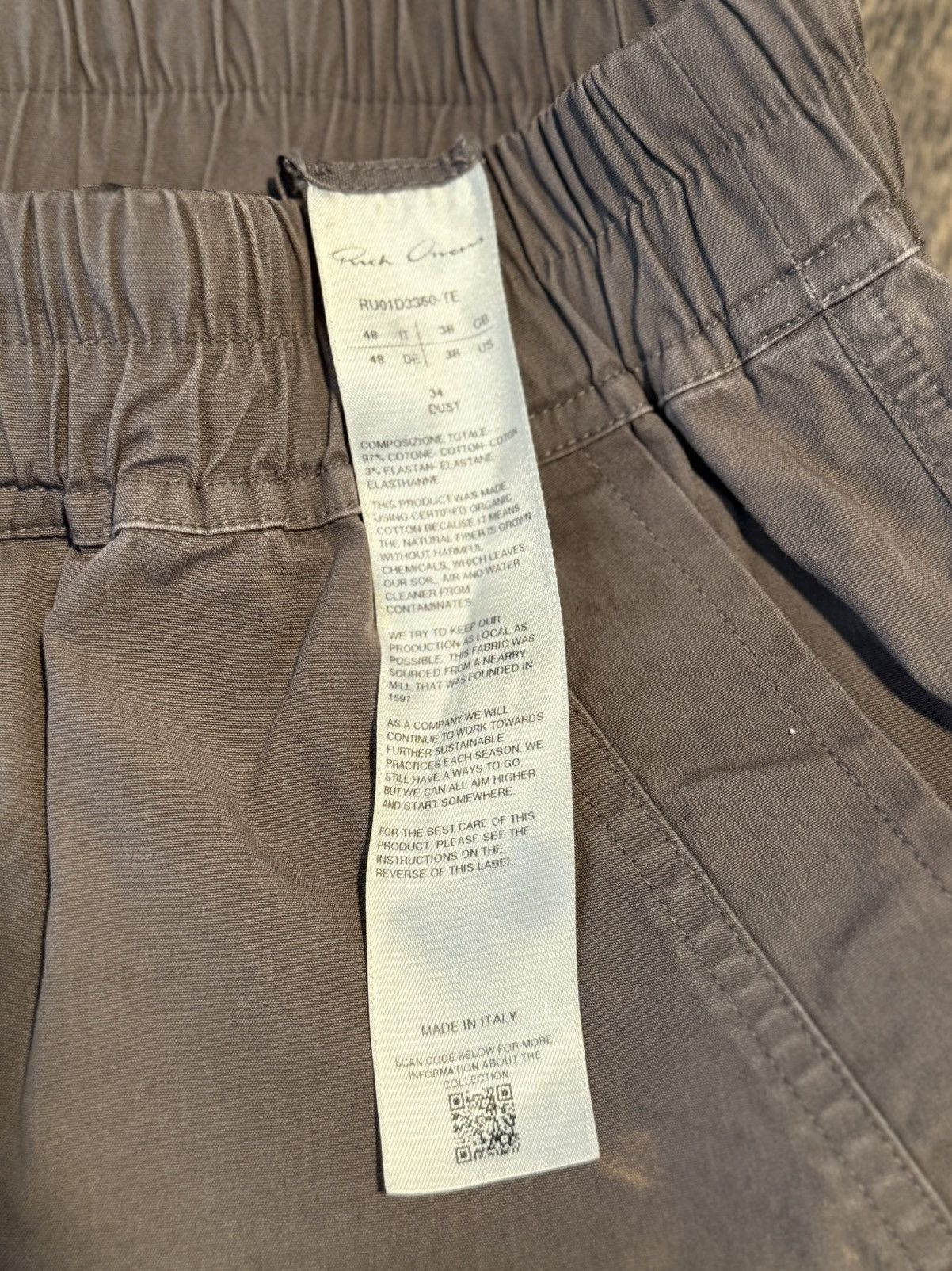 Rick Owens Rick Owens Cargobela Shorts Size US 32 / EU 48 - 3 Thumbnail