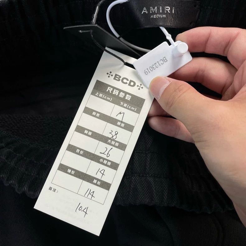 Amiri Amiri size M black pocket sweatpants Size US 36 / EU 52 - 6 Thumbnail