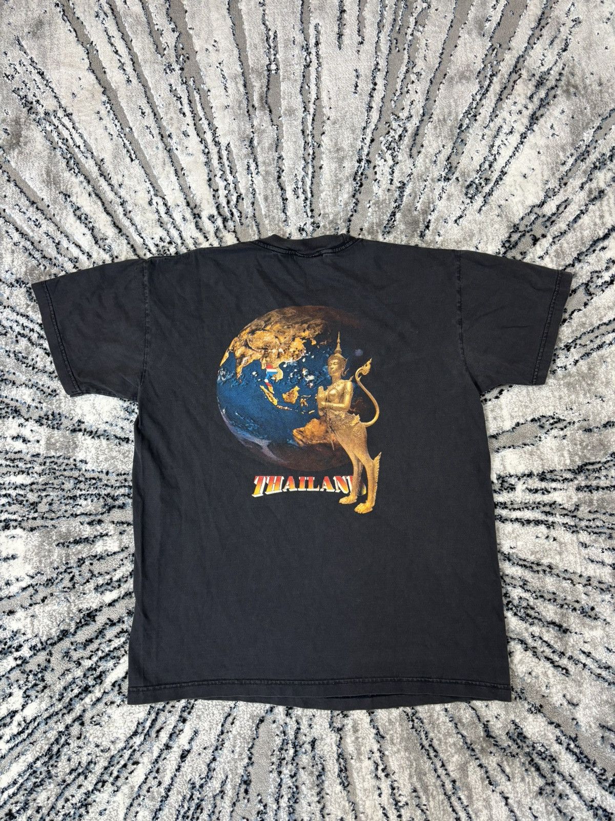 Band Tees × Vintage Vintage T shirt Thailand Buddha Temple graphic Japanese 90s Size US L / EU 52-54 / 3 - 3 Thumbnail