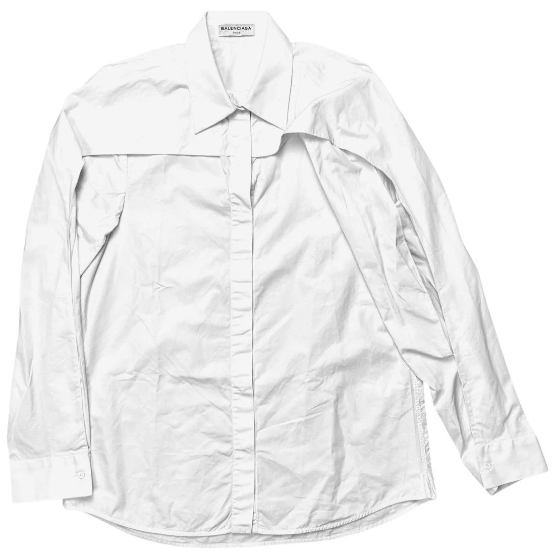 Balenciaga Balenciaga Shoulder Layered Shirt - AW13 Size US S / EU 44-46 / 1 - 1 Thumbnail
