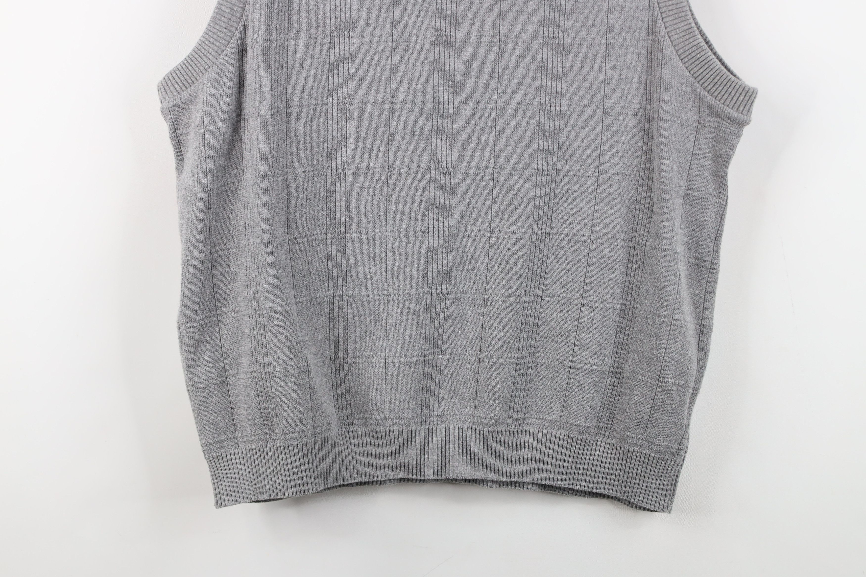 Vintage Vintage 90s Streetwear Hand Framed Knit Sweater Vest Size US L / EU 52-54 / 3 - 10 Thumbnail